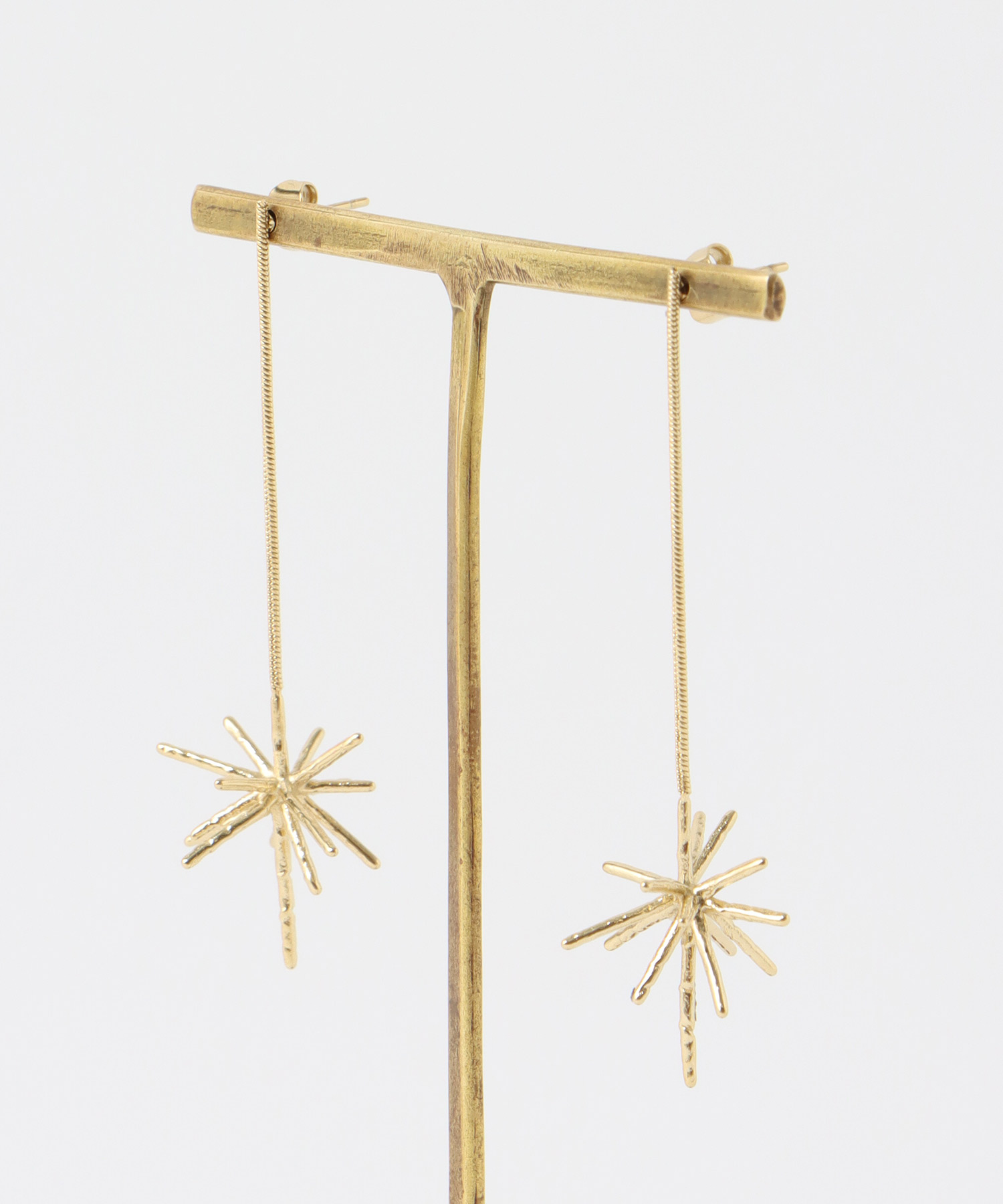 ステンレス【LIMITED NUMBER】ブライトスターチェーンピアス