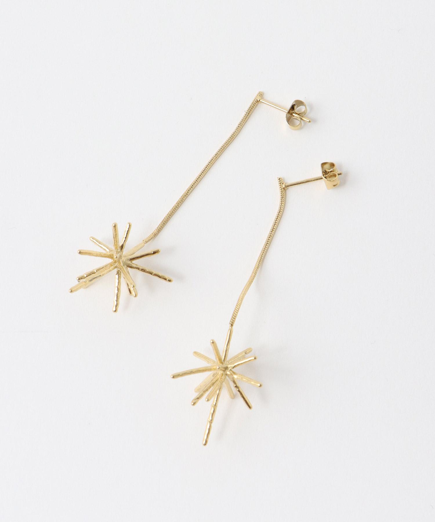 ステンレス【LIMITED NUMBER】ブライトスターチェーンピアス