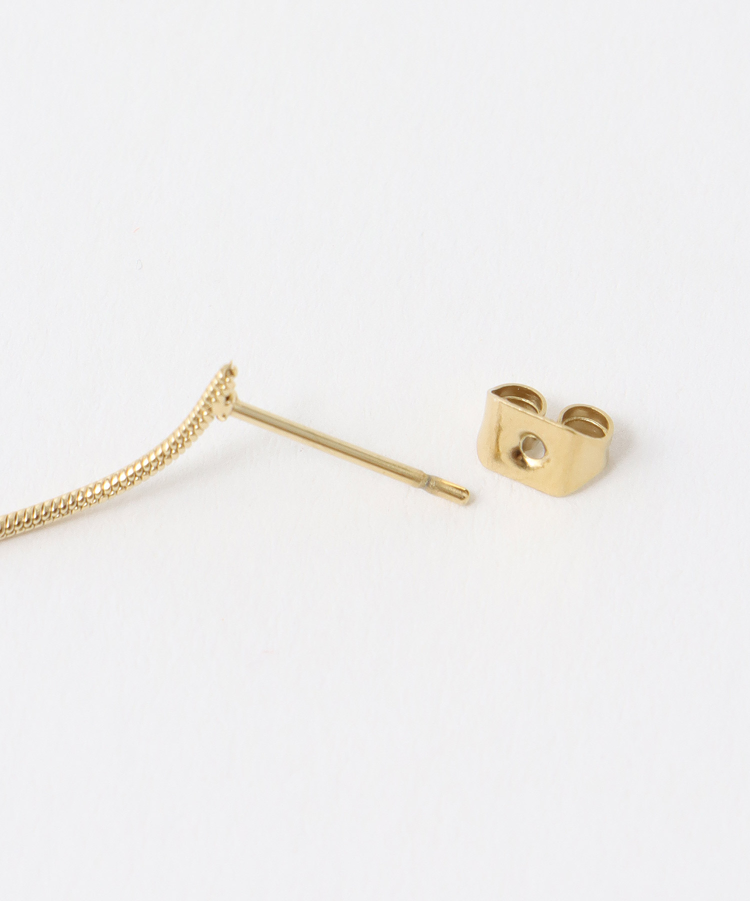 ステンレス【LIMITED NUMBER】ブライトスターチェーンピアス