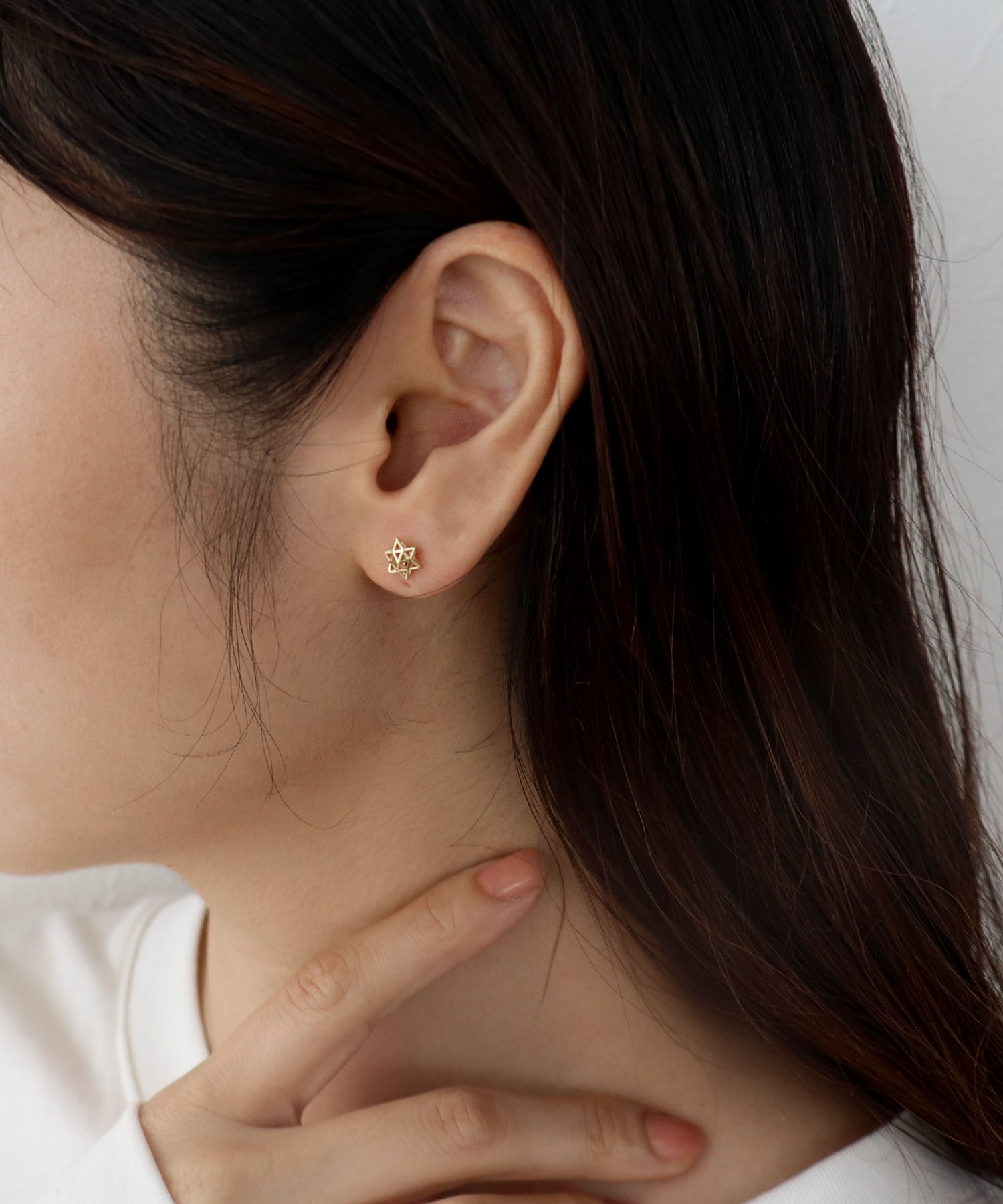 【LIMITED NUMBER】ミニヘキサグラムピアス