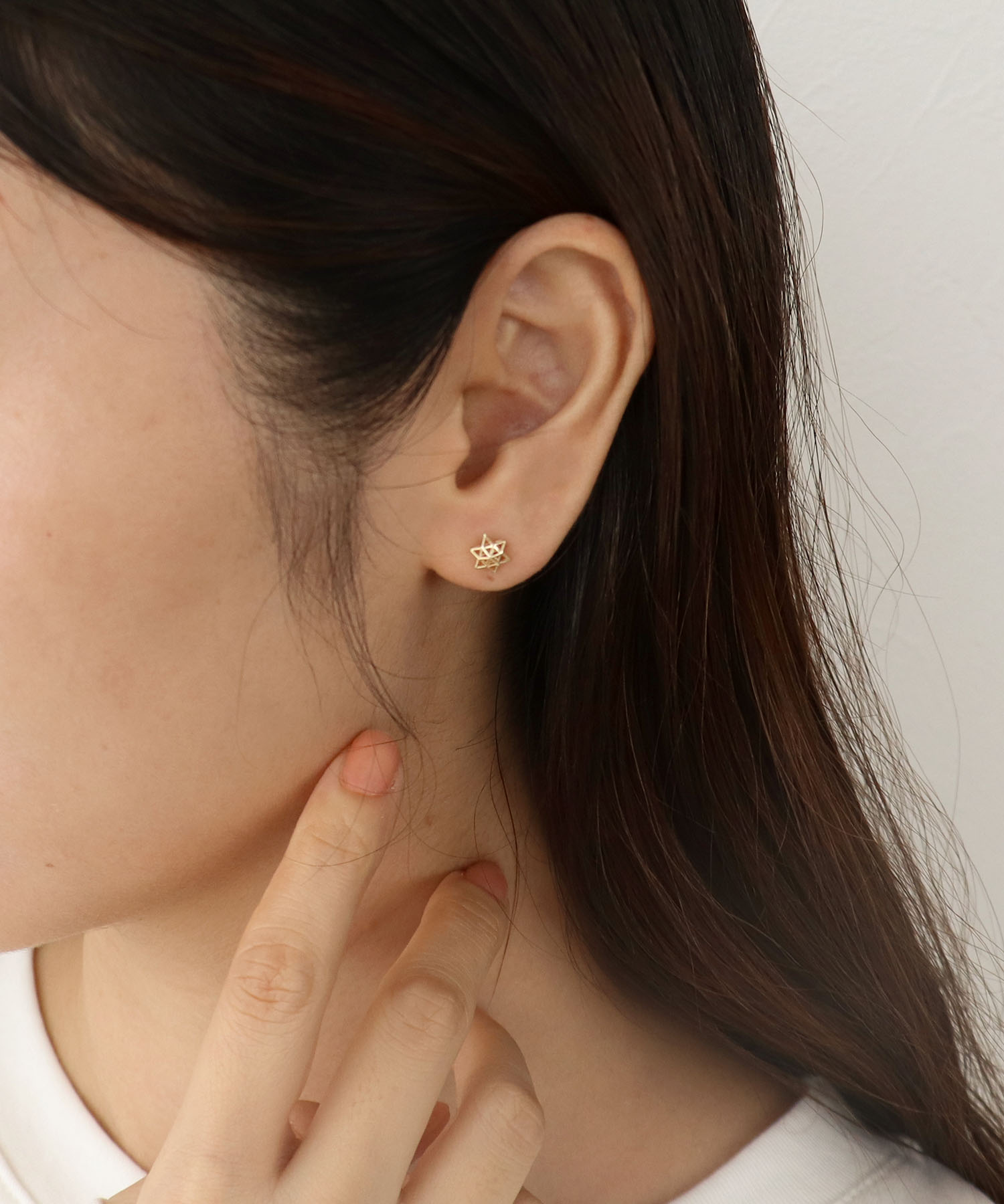【LIMITED NUMBER】ミニヘキサグラムピアス