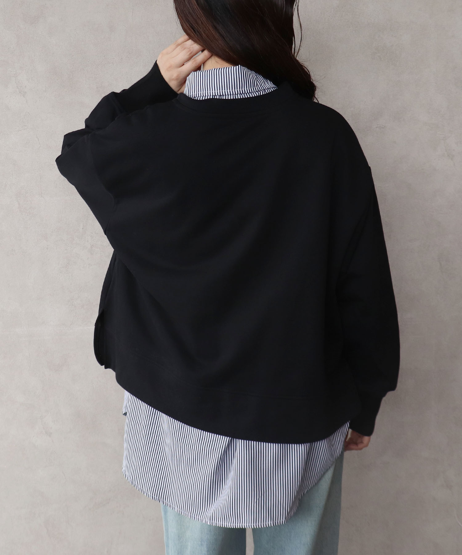 ハーフジップシャツセット