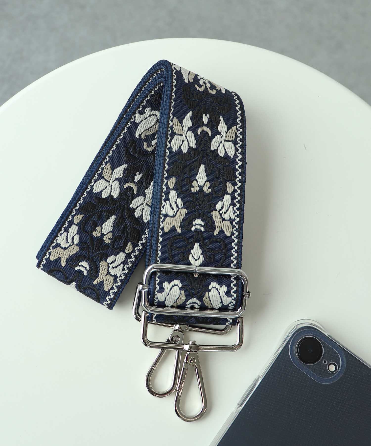 アラベスク刺繍2WAYショルダーストラップ