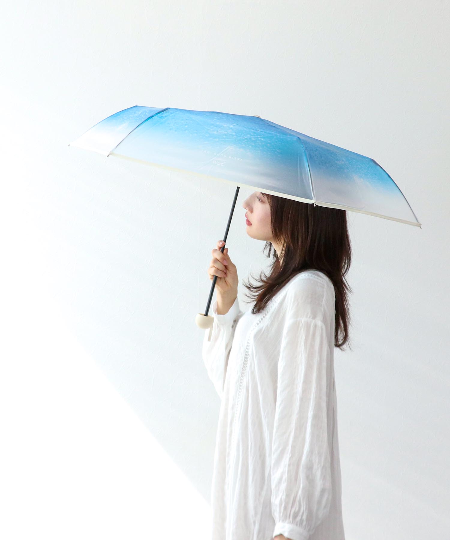 【旅する喫茶×Wpc.】CREAM SODA折りたたみビニール傘
