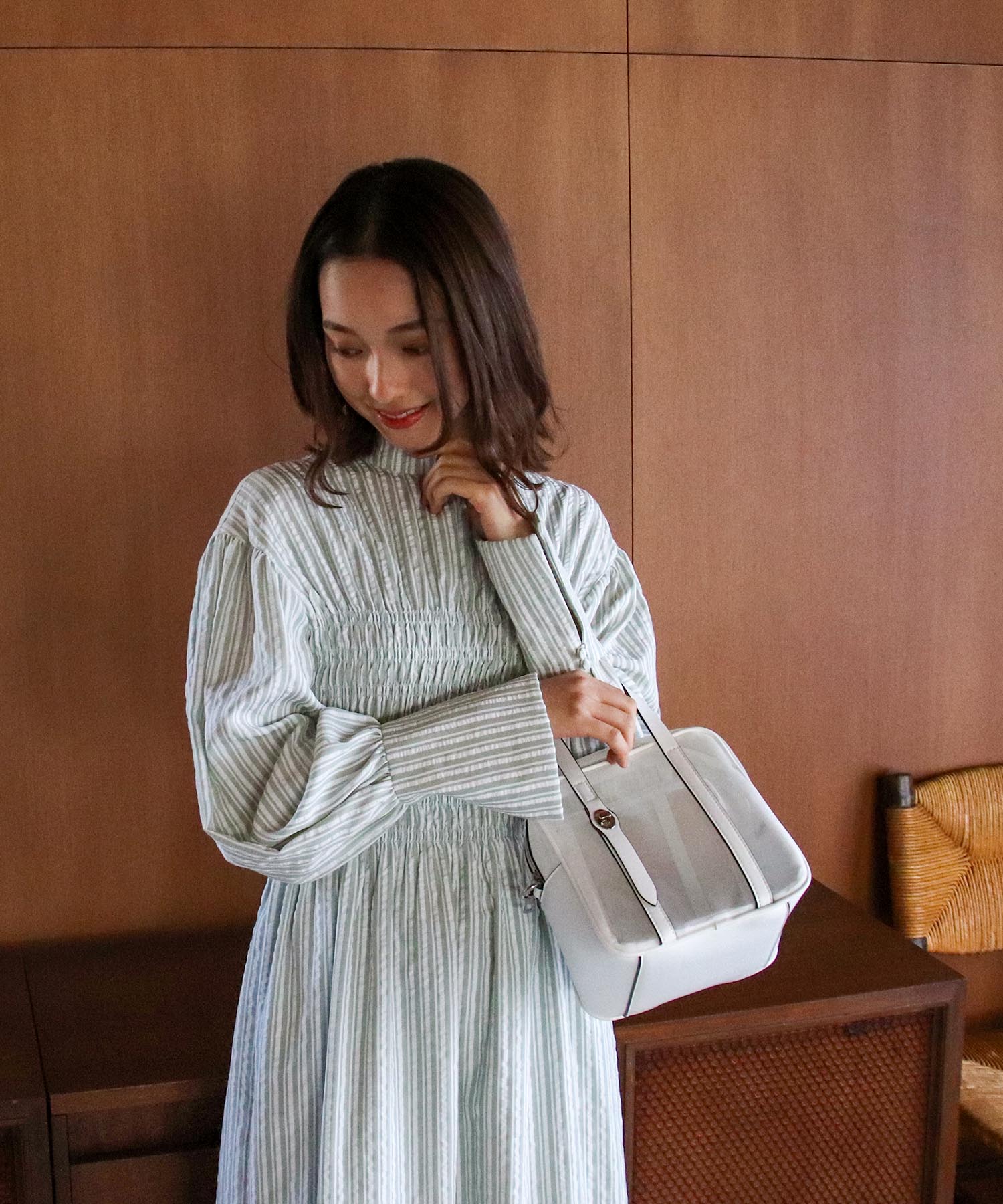 新品・タグ付♡フレアスリーブワンピース WILLSELECTION｜ボタニカル  