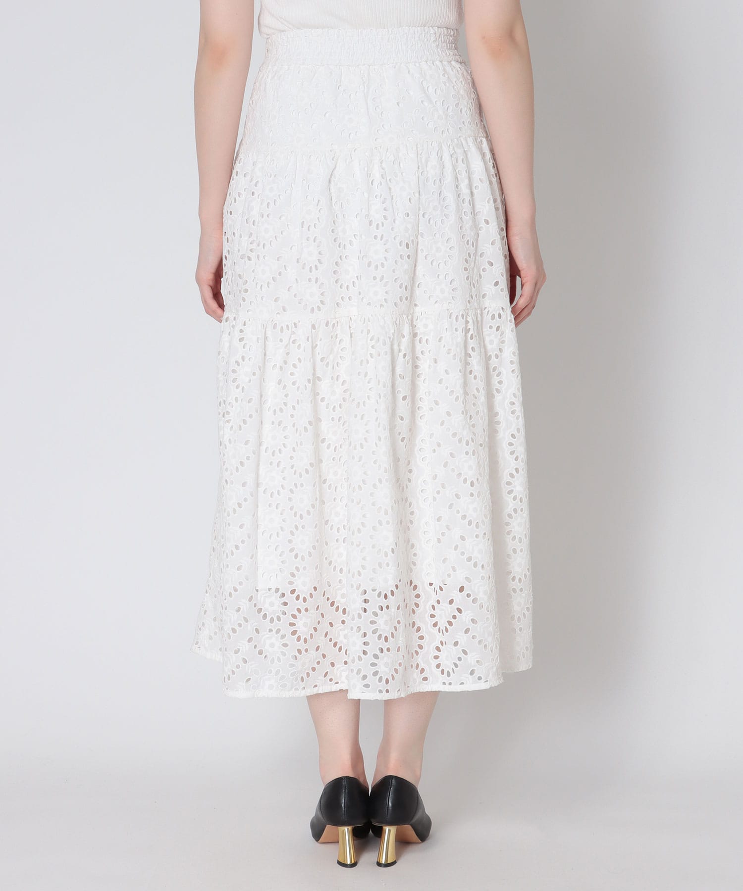 CADUNE アイレット刺繍ティアードスカート プレゼント限定版 www.akema.it