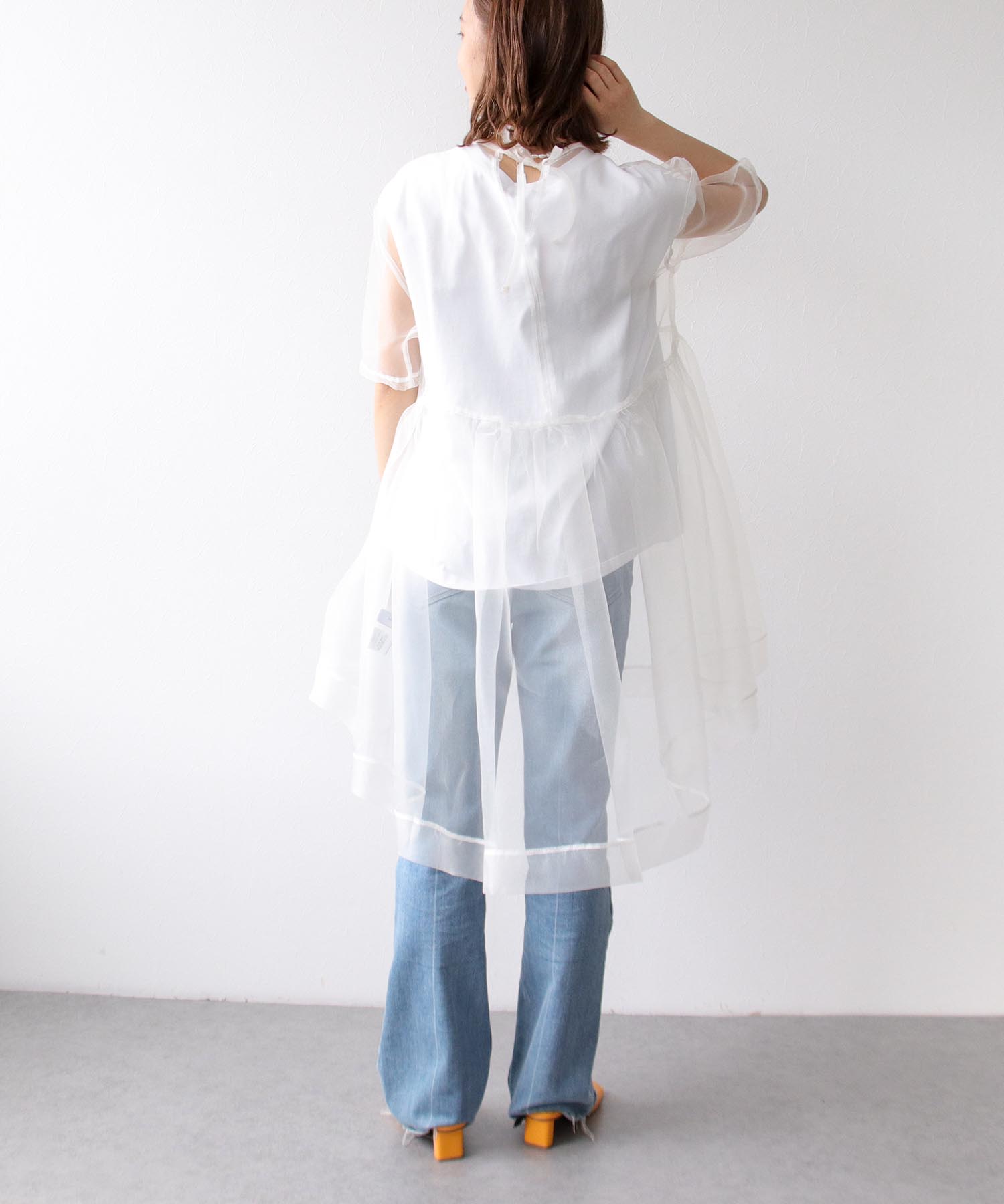 シアーアシメチュニック | AND ON JIONE STORE（アンドオン）ジオン 