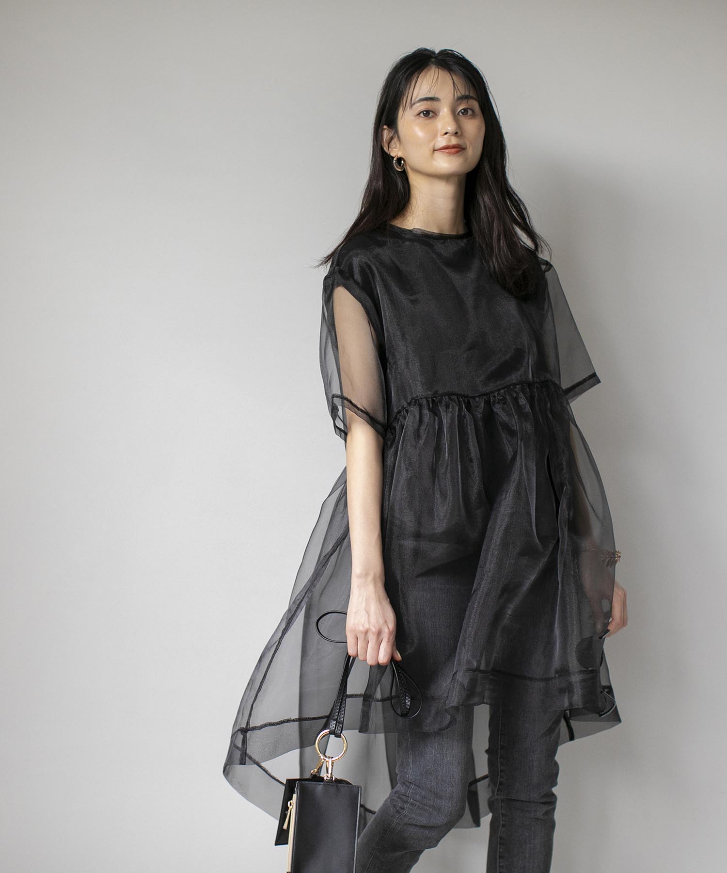 シアーアシメチュニック | AND ON JIONE STORE（アンドオン）ジオン 