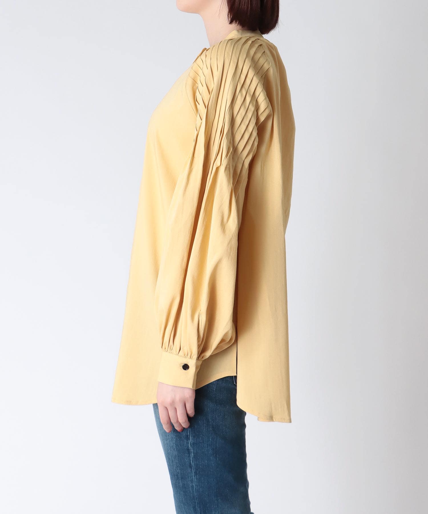 ピンタックチュニックブラウス | AND ON JIONE STORE（アンドオン 