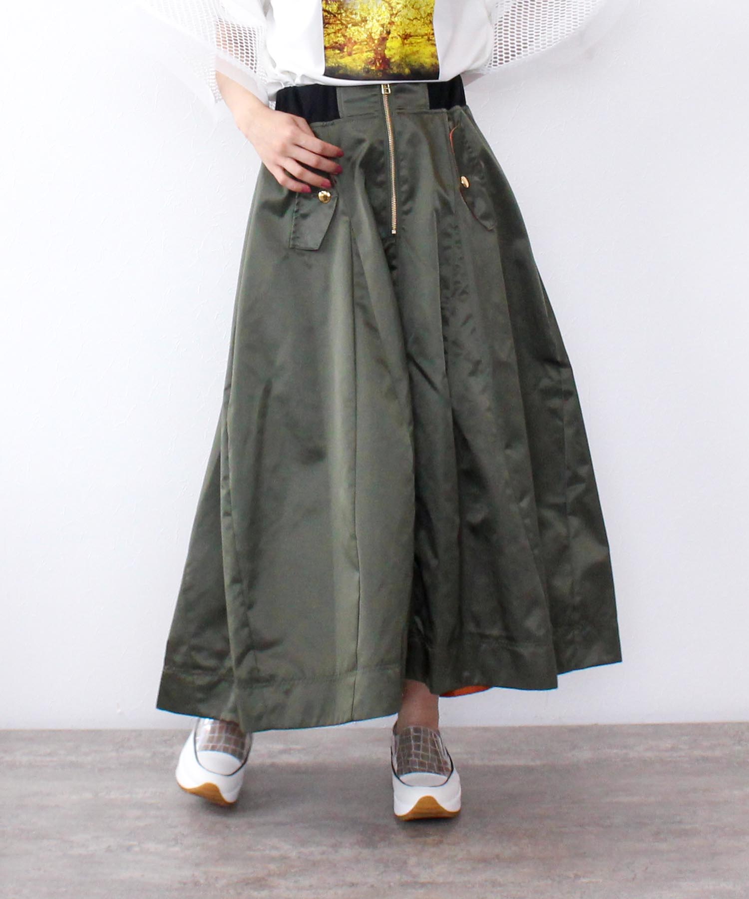 牛革クロコ型押しスリッポン | AND ON JIONE STORE(アンドオン