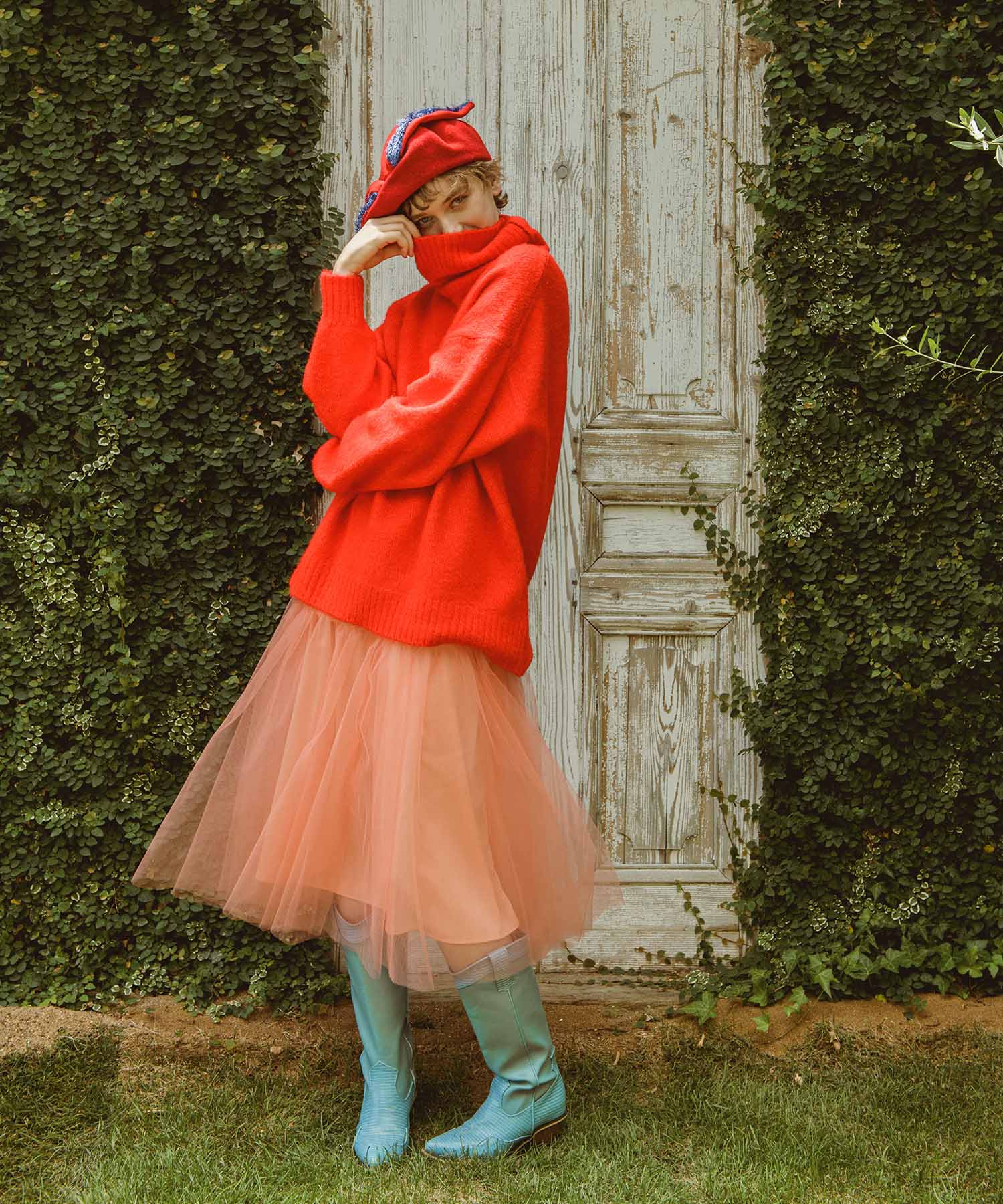 ウエスタン風ブーツ