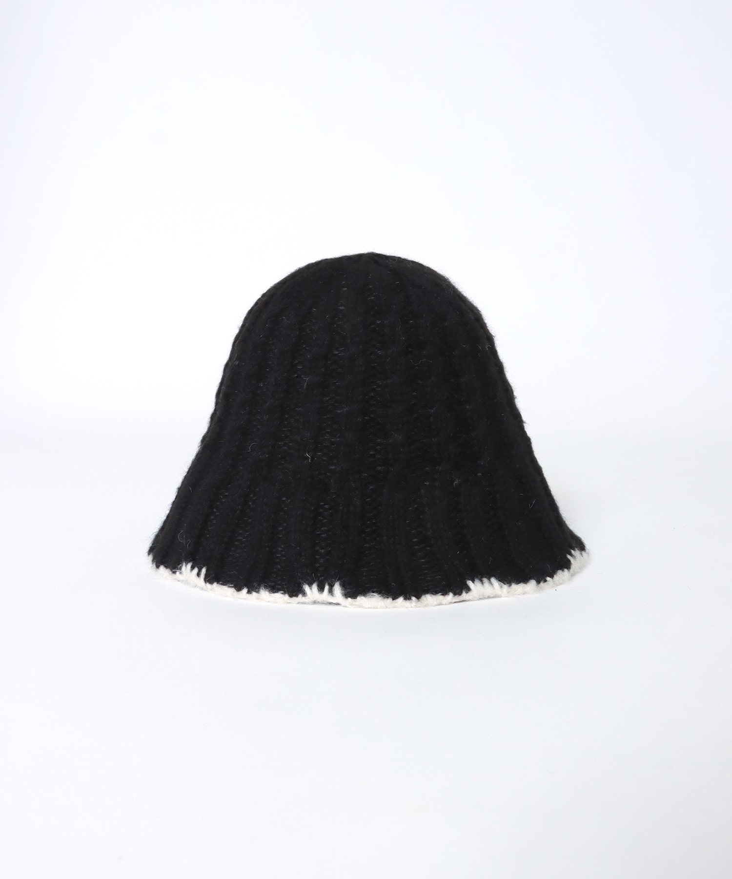 ケーブル編みニットバケットHAT