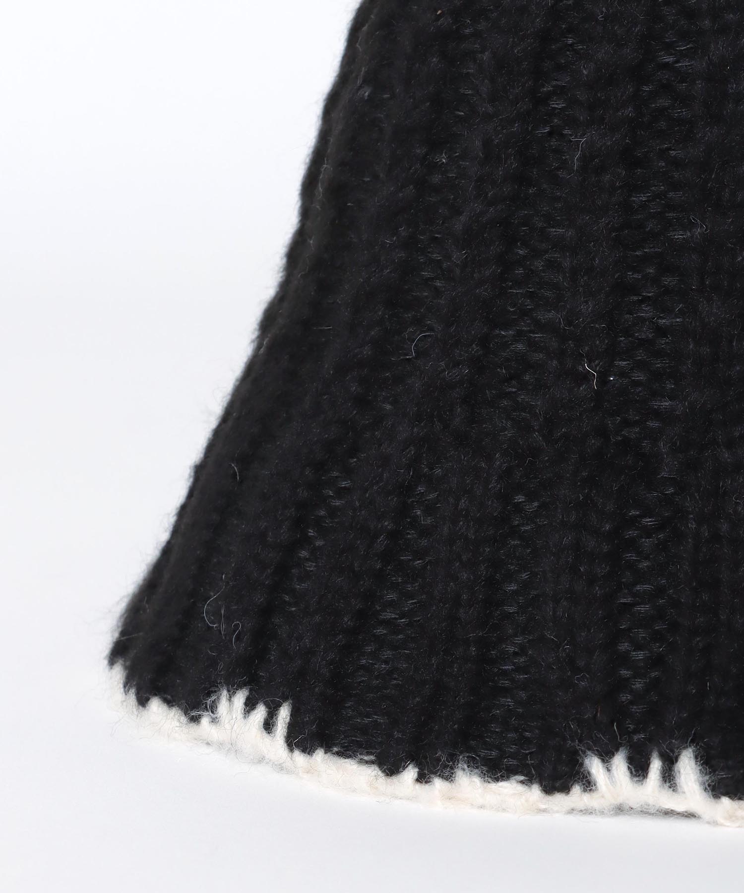 ケーブル編みニットバケットHAT