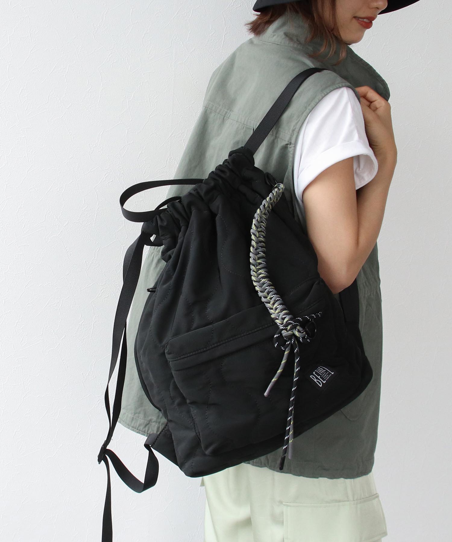 【BETHEL】3WAYS DRAWSTRING BACKPACK