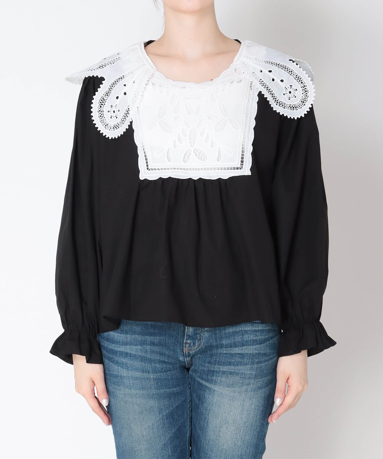 デザインカラーブラウス | AND ON JIONE STORE（アンドオン