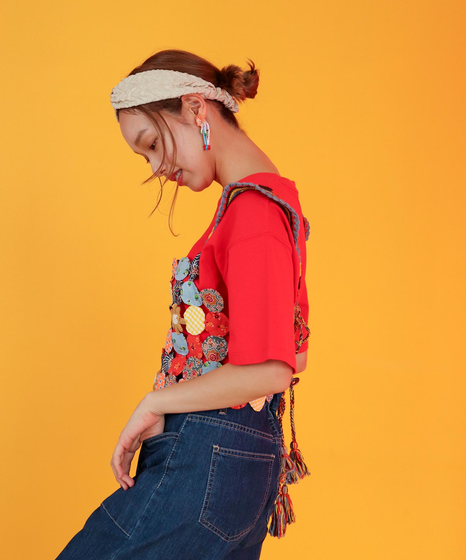 【HEY! Mrs ROSE】Happy Cropped Tops