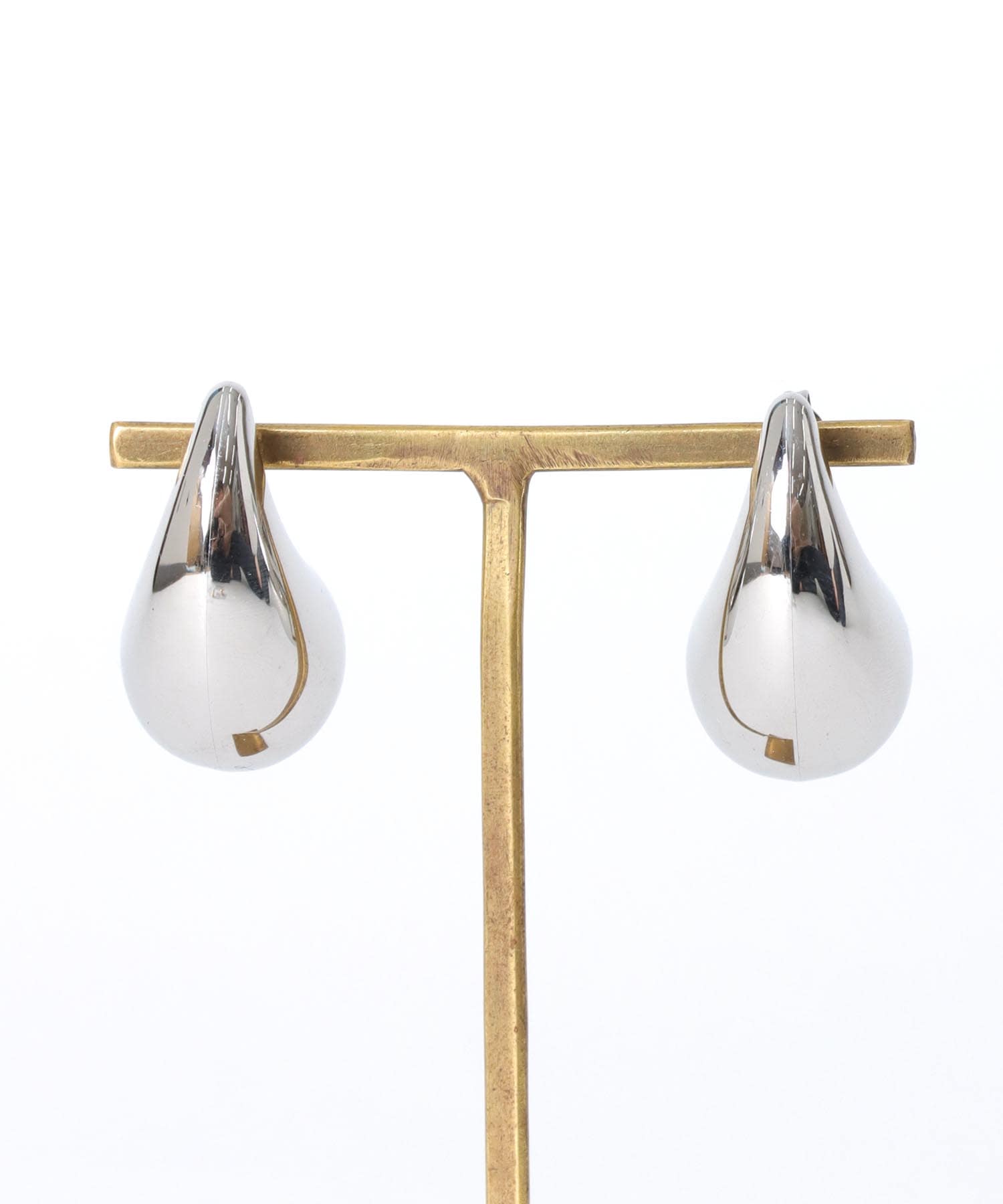 ピアス ステンレス 石座付 ＃1088 PP31(約4mm)　ロジウムカラー
