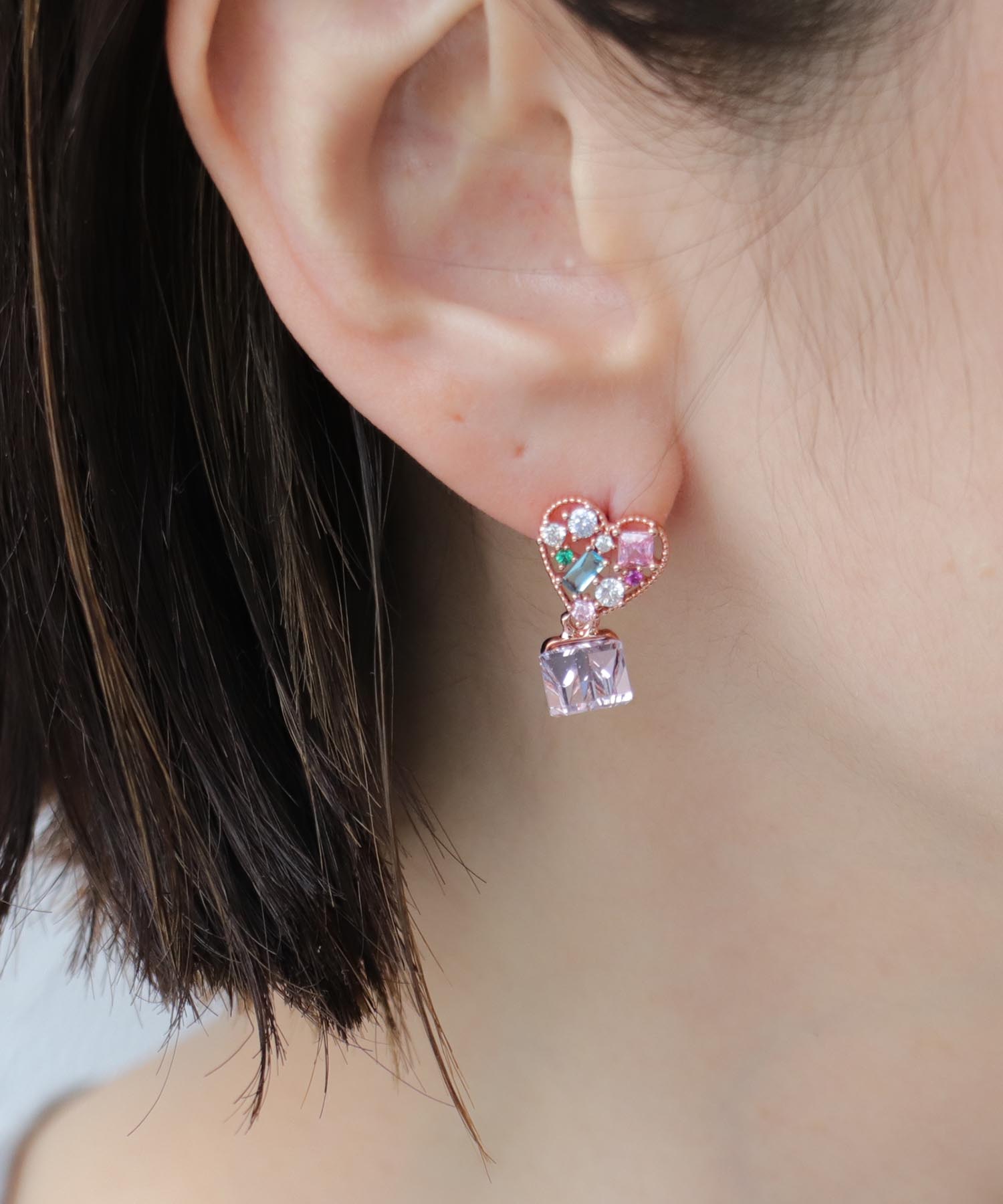 ハートマルチビジュピアス | AND ON JIONE STORE（アンドオン