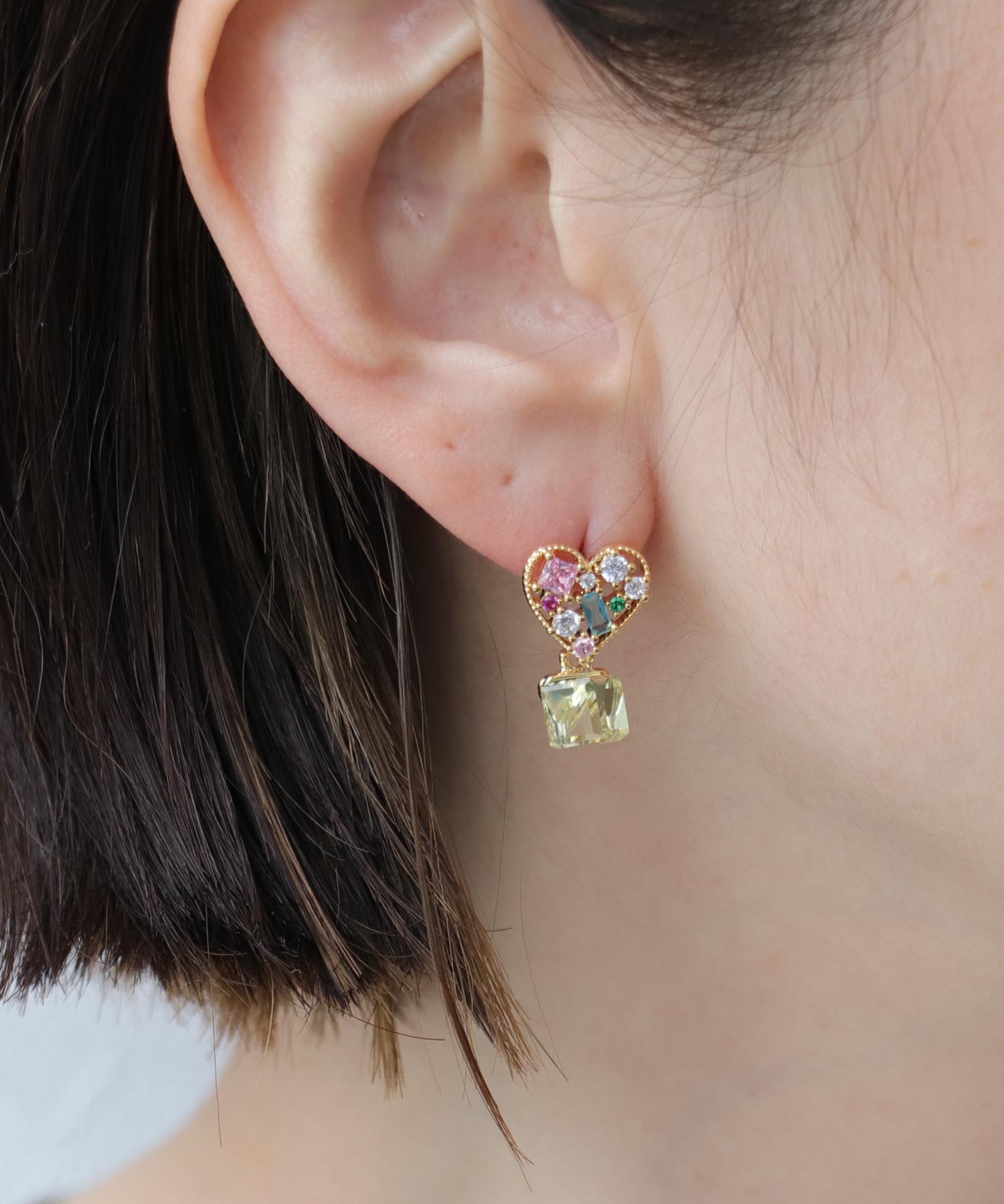 ハートマルチビジュピアス | AND ON JIONE STORE（アンドオン