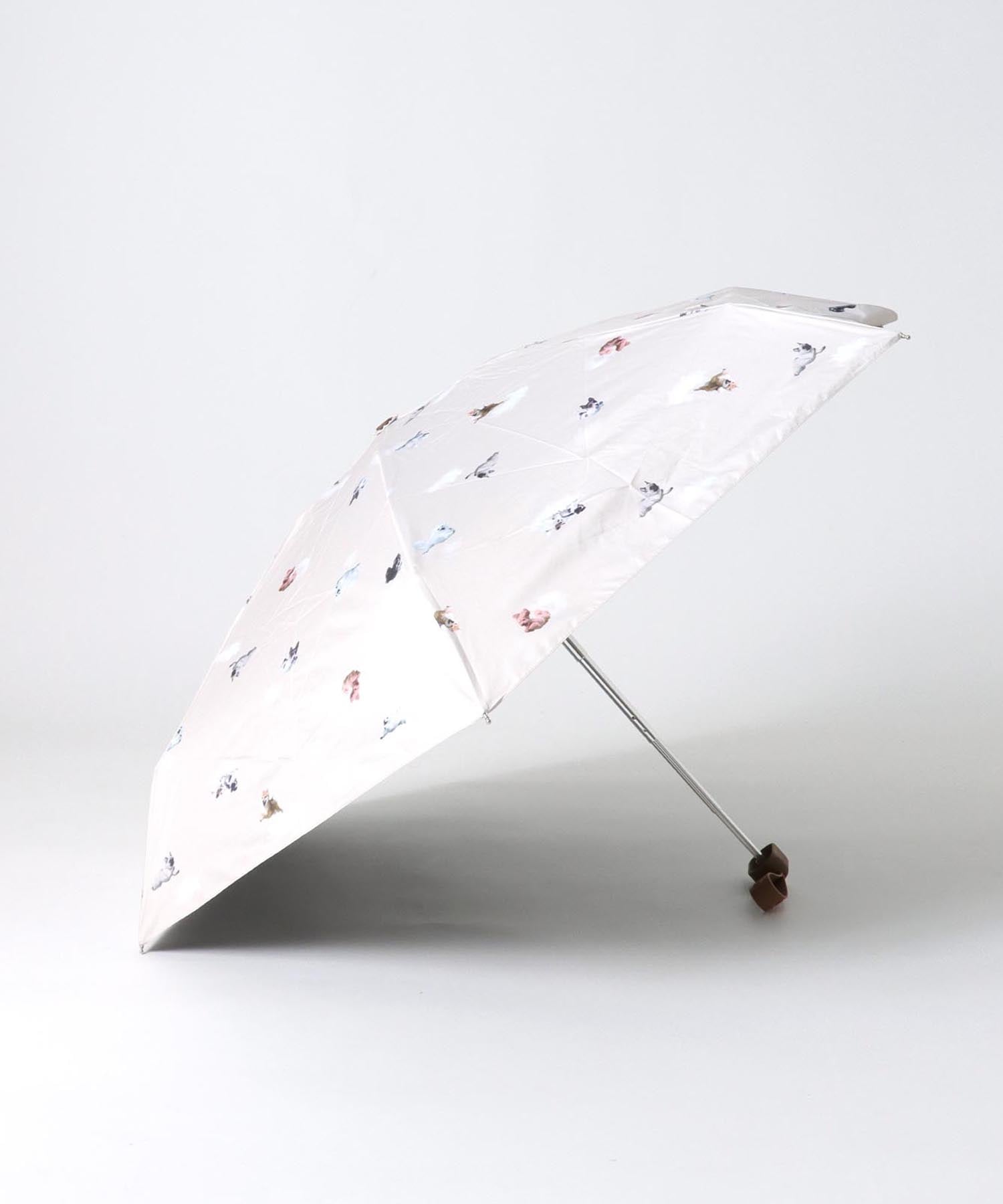 【飛行犬 × Wpc.】 完全遮光 空飛ぶワンブレラ ミニ　折り畳み傘(晴雨兼用）
