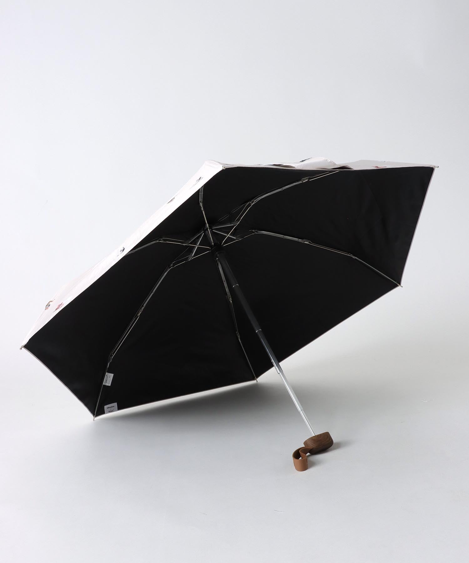 【飛行犬 × Wpc.】 完全遮光 空飛ぶワンブレラ ミニ　折り畳み傘(晴雨兼用）