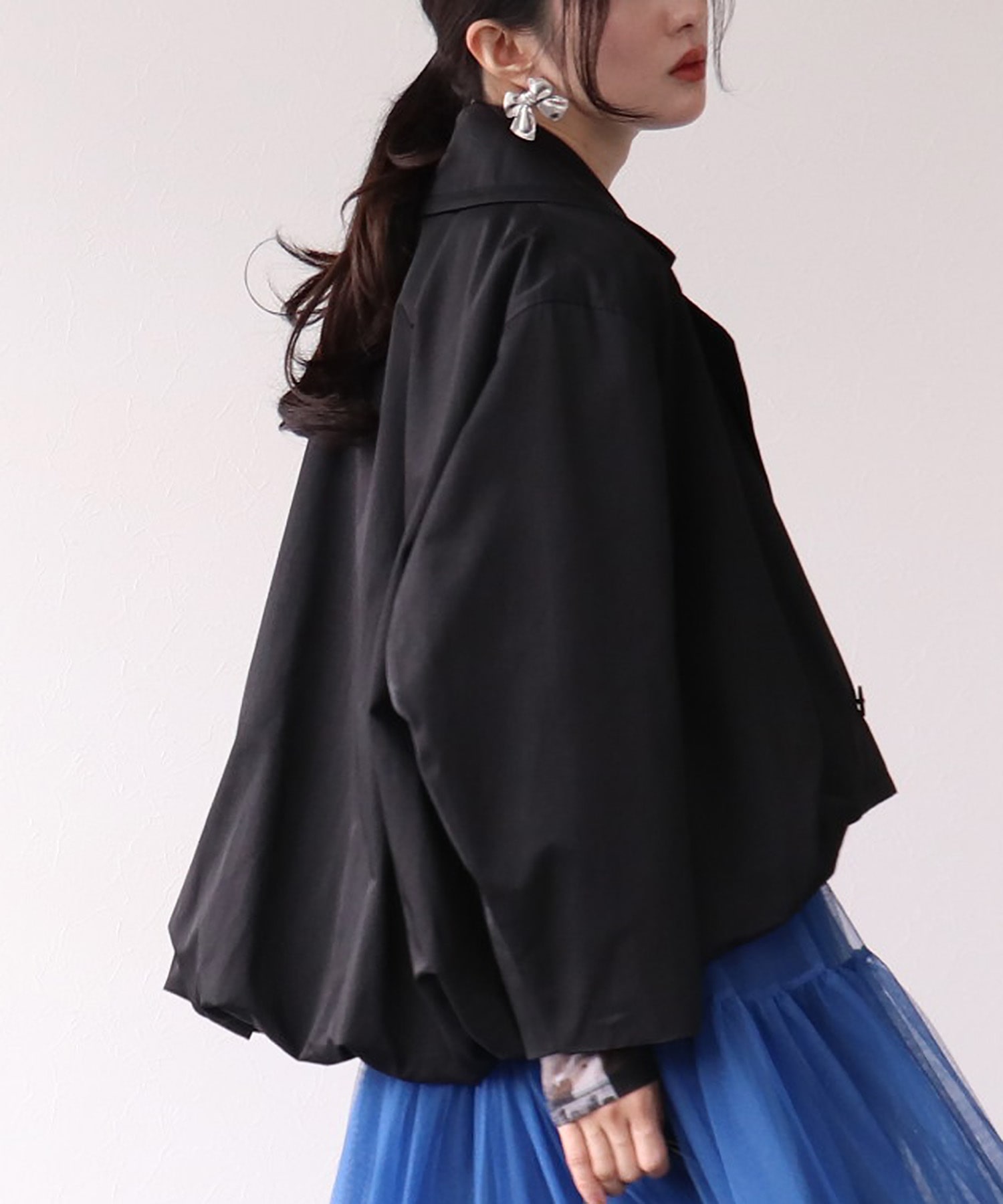 ラウンドクロップドブルゾン | AND ON JIONE STORE（アンドオン 