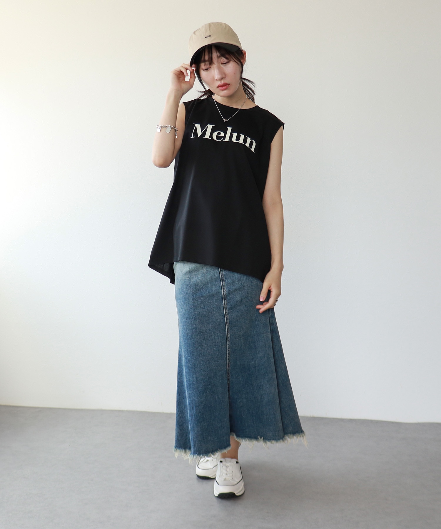 グラデーションマーメイドデニムスカート | AND ON JIONE STORE  