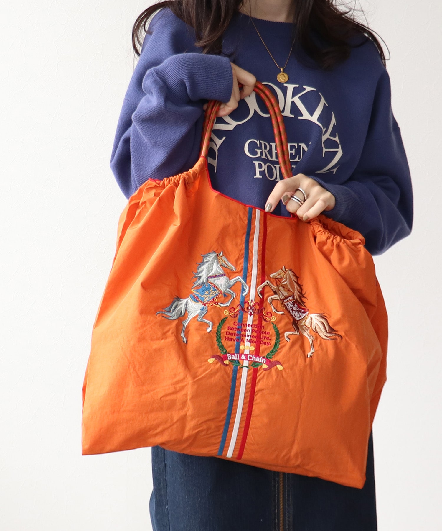 ＜一部店舗・WEB限定＞【Ball&Chain】TWIN HORSE ＜L＞