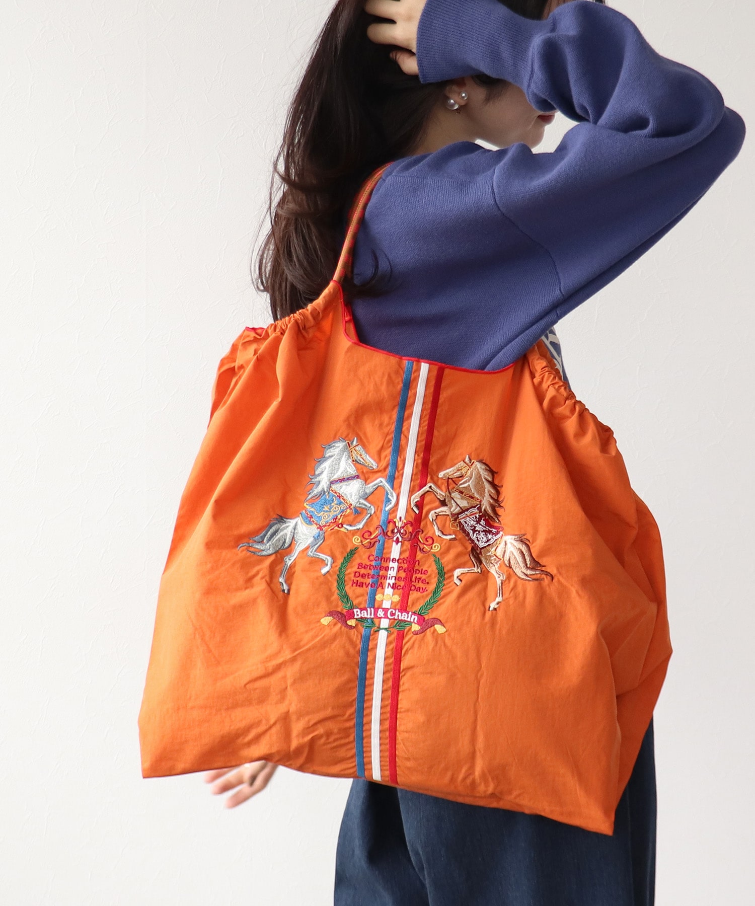 ＜一部店舗・WEB限定＞【Ball&Chain】TWIN HORSE ＜L＞
