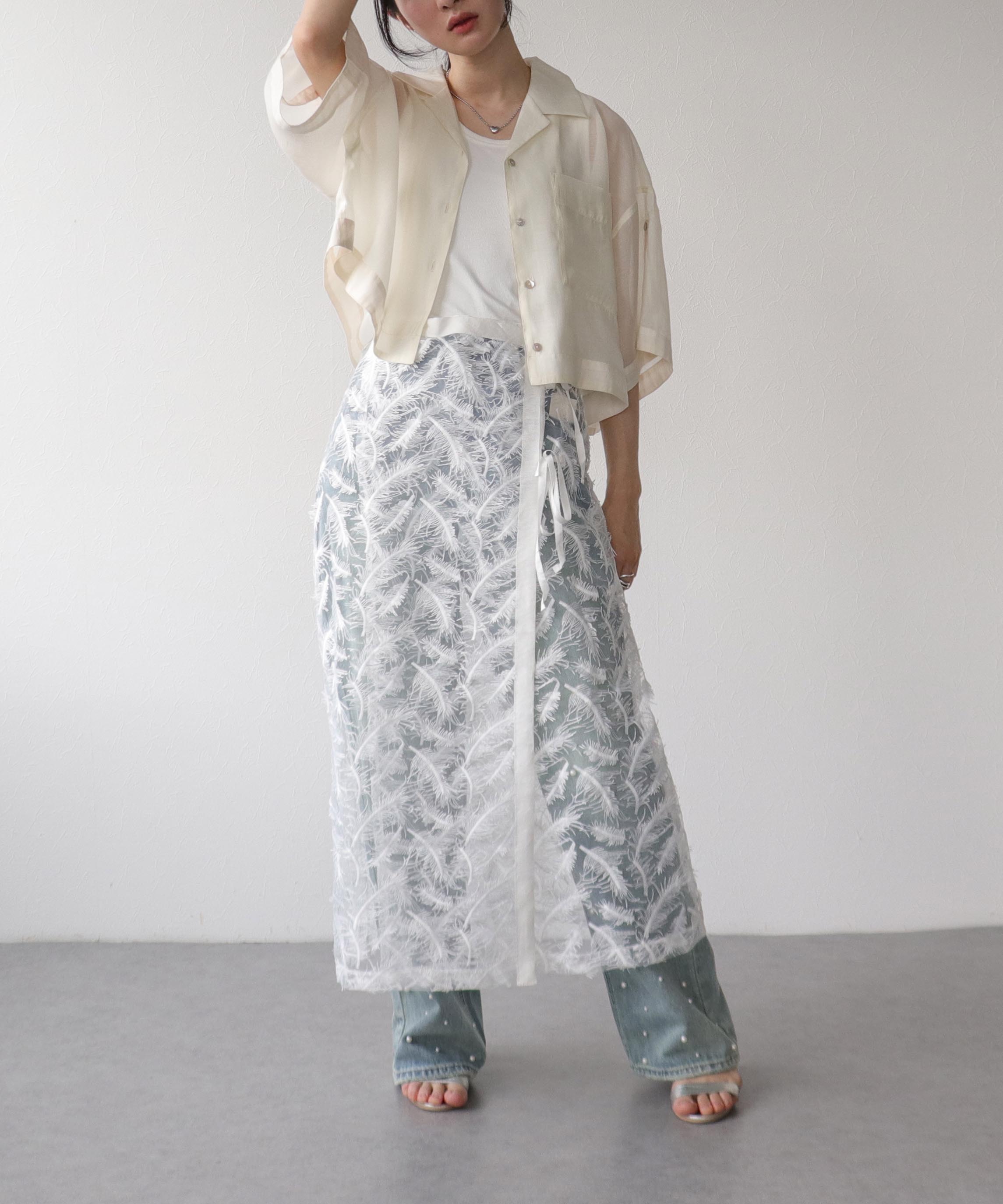 シアーラップスカート | AND ON JIONE STORE（アンドオン）ジオン商事  