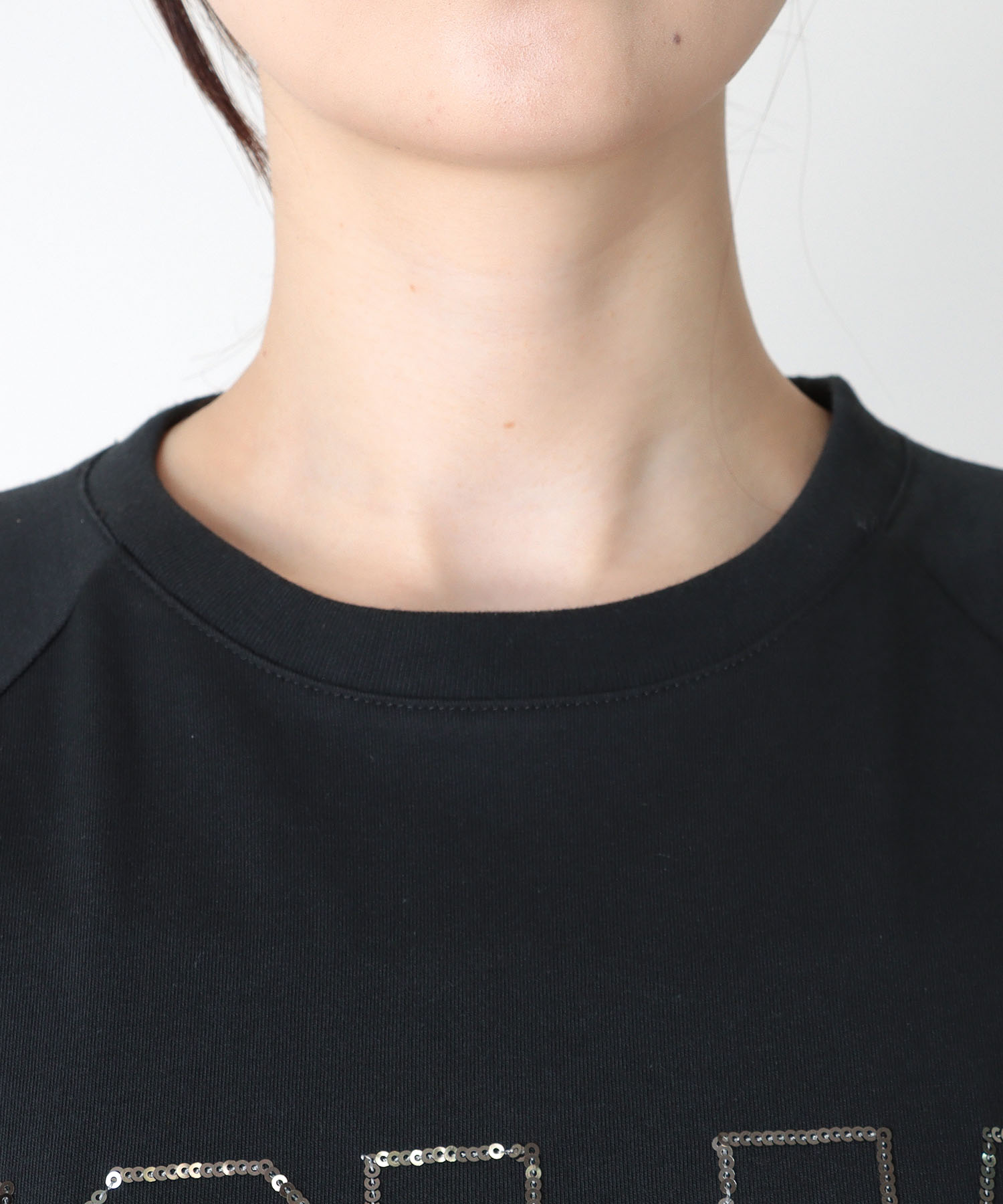 スパンコールロゴドルマンTシャツ | AND ON JIONE STORE