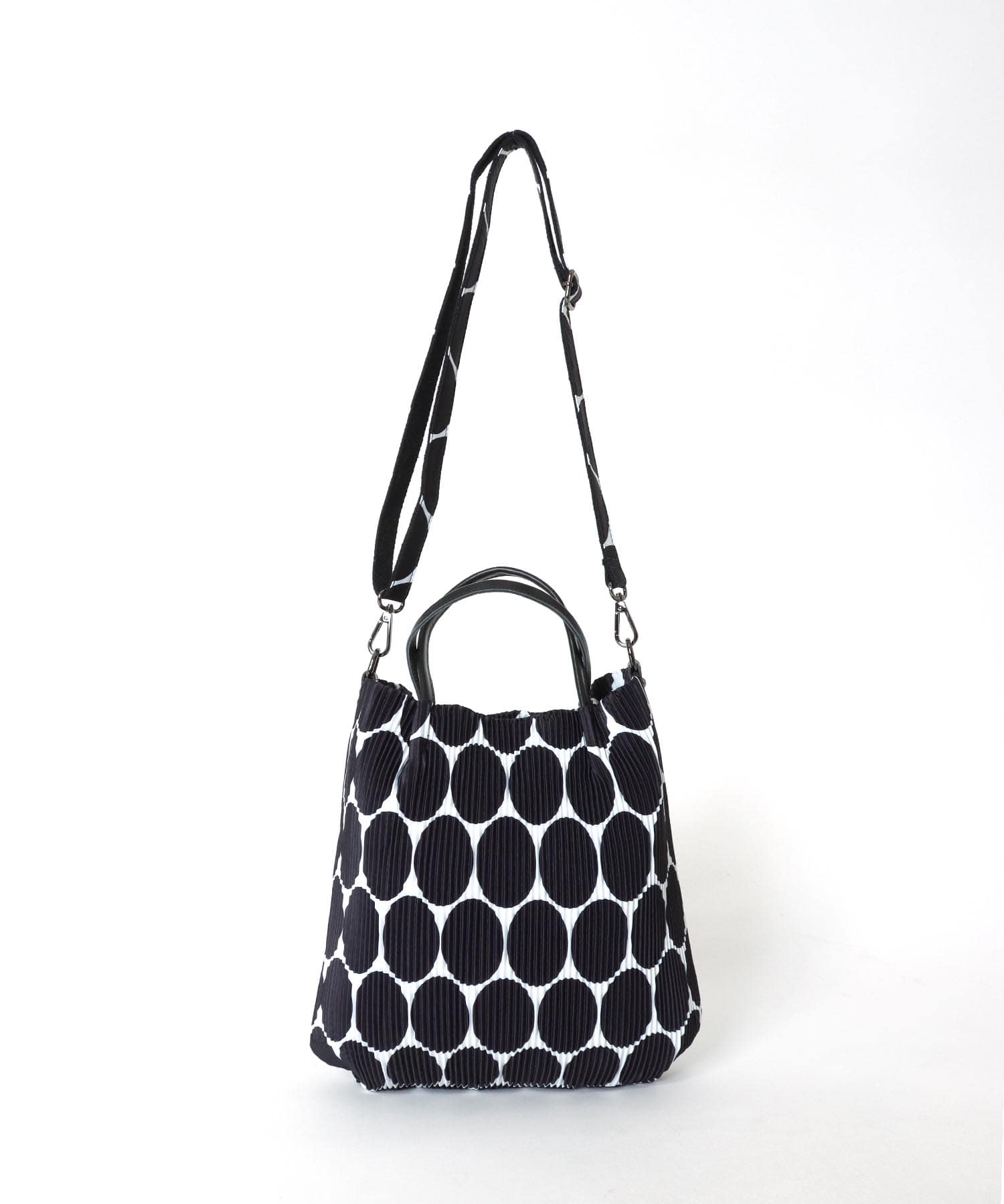 トリムレザープリーツBAG