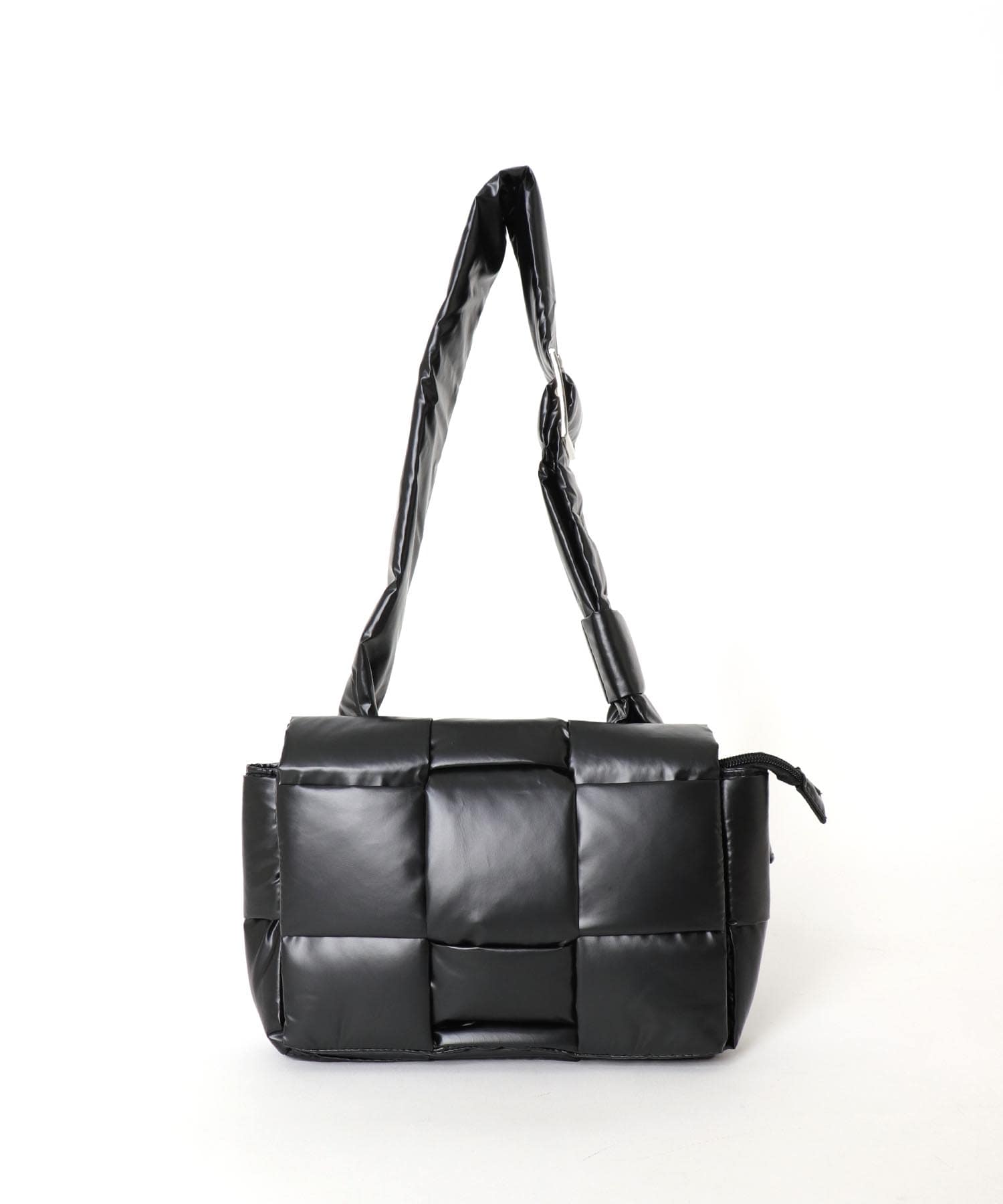 メタリックナイロンメッシュショルダーBAG