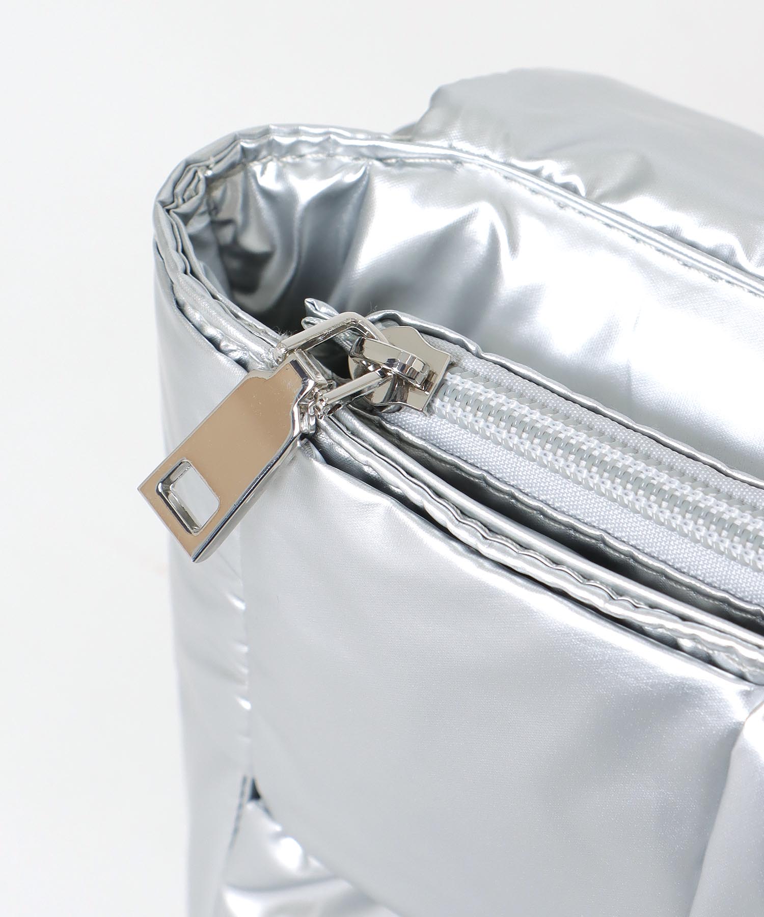 メタリックナイロンメッシュショルダーBAG