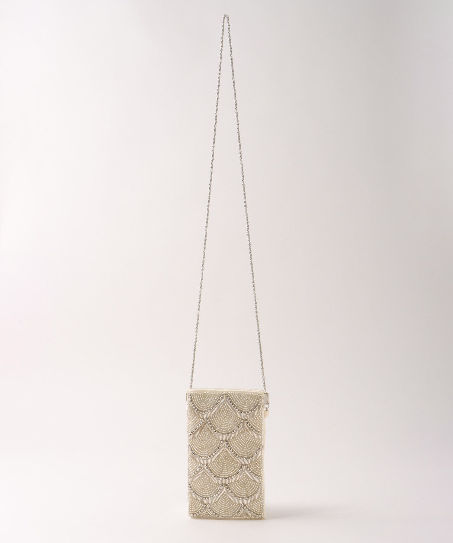 ウロコ刺繍スマホショルダーBAG