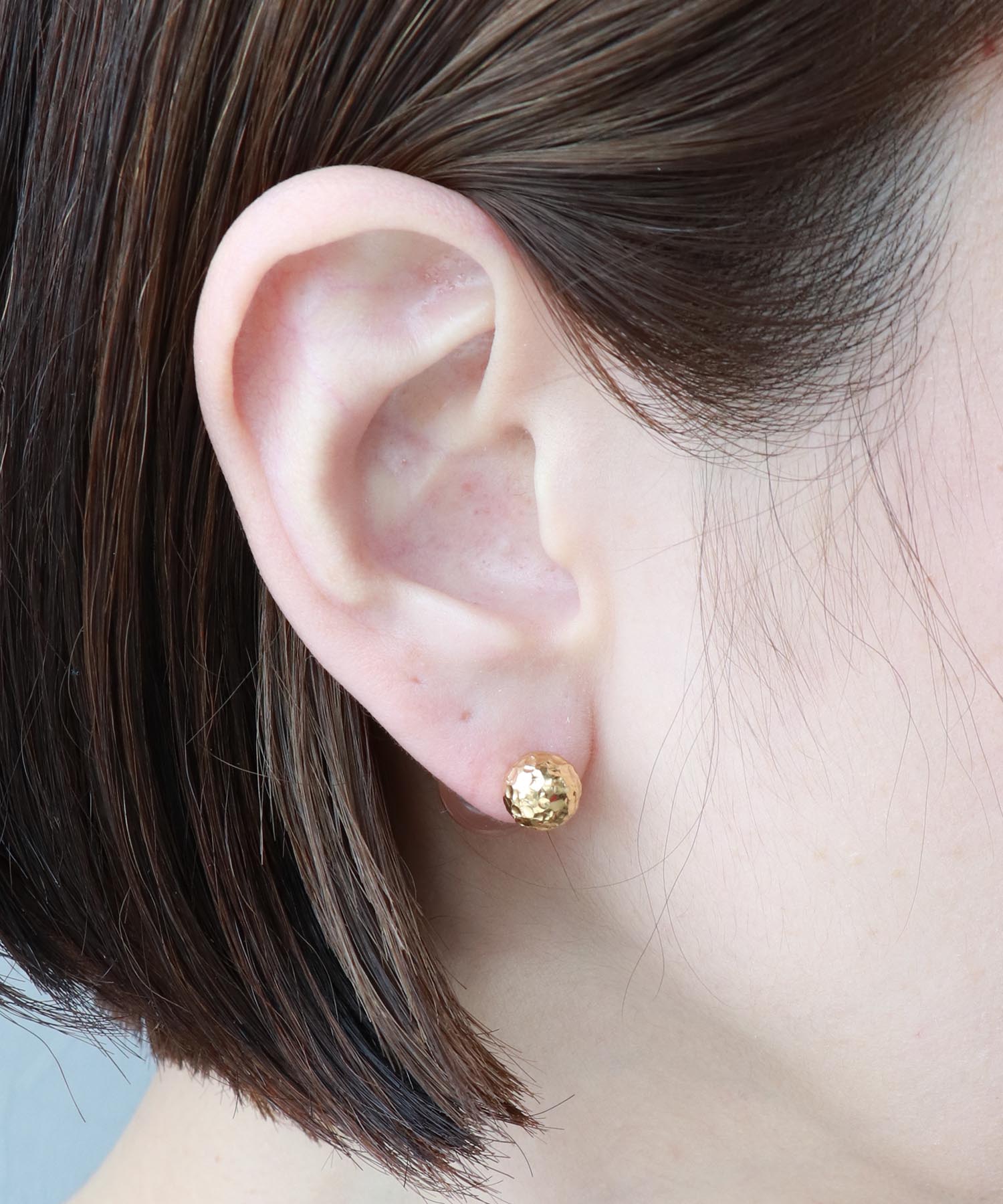 クリアボールキャッチステンレスピアス