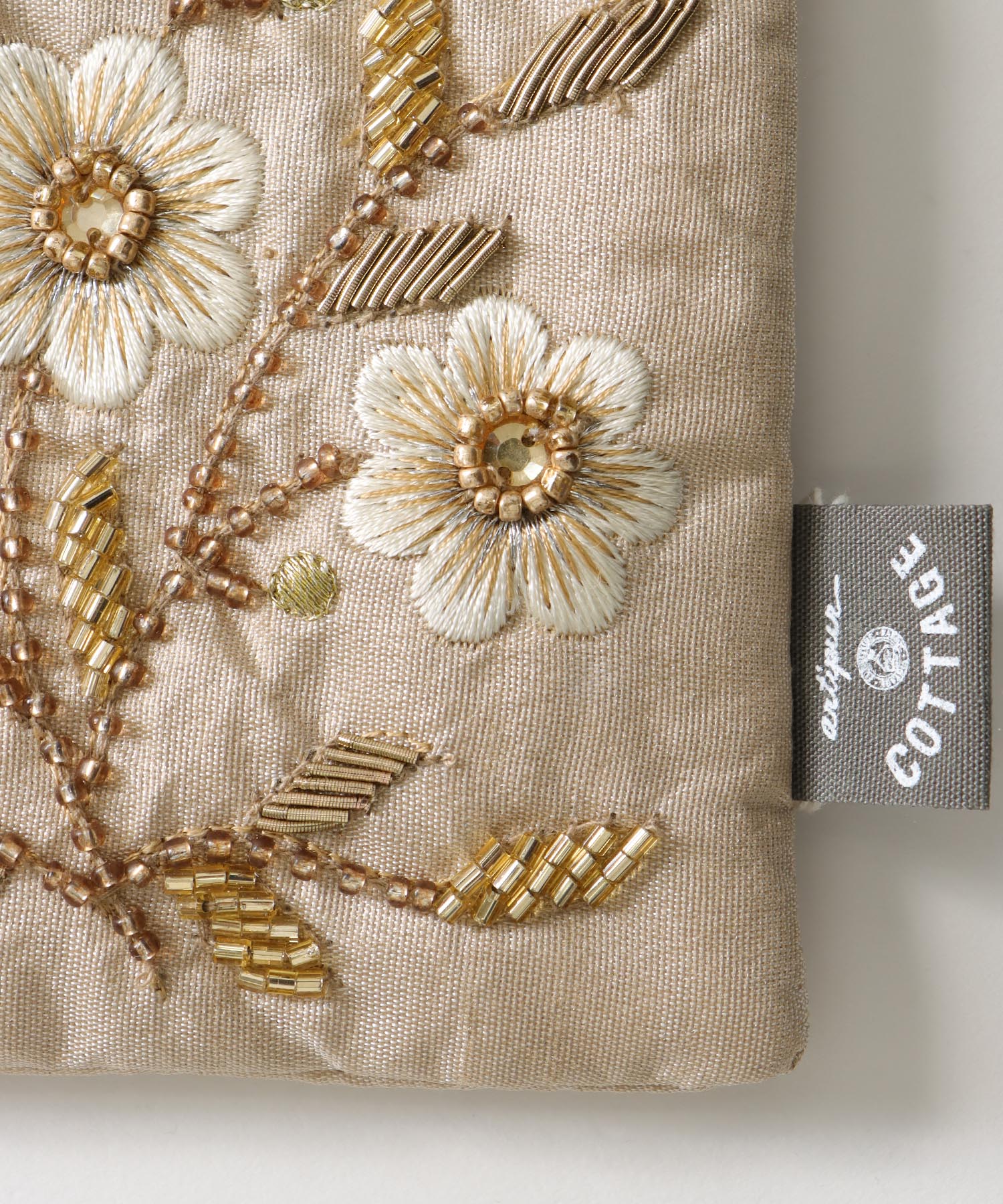 ビーズ刺繍メガネケース