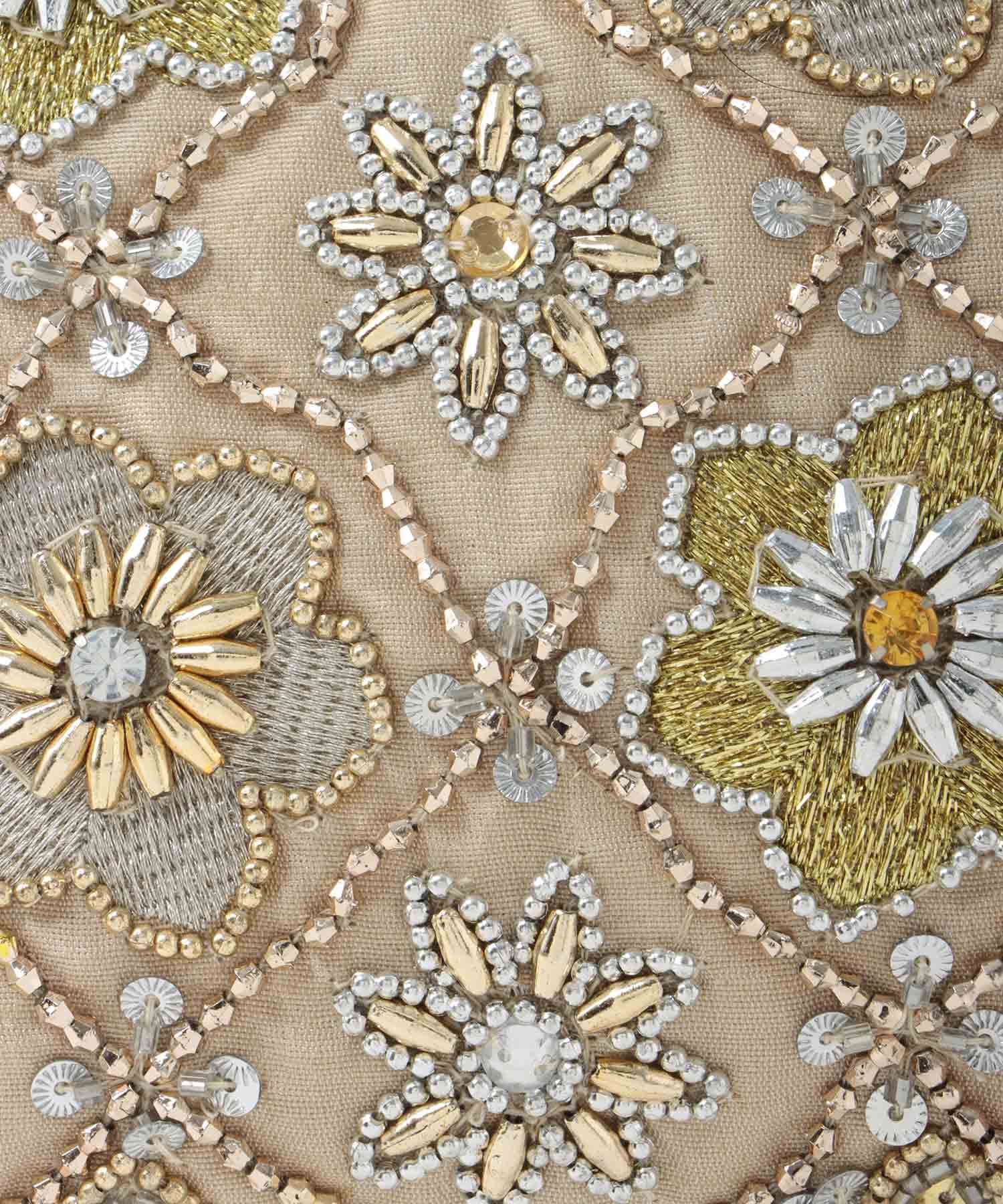 ビーズ刺繍ポーチ