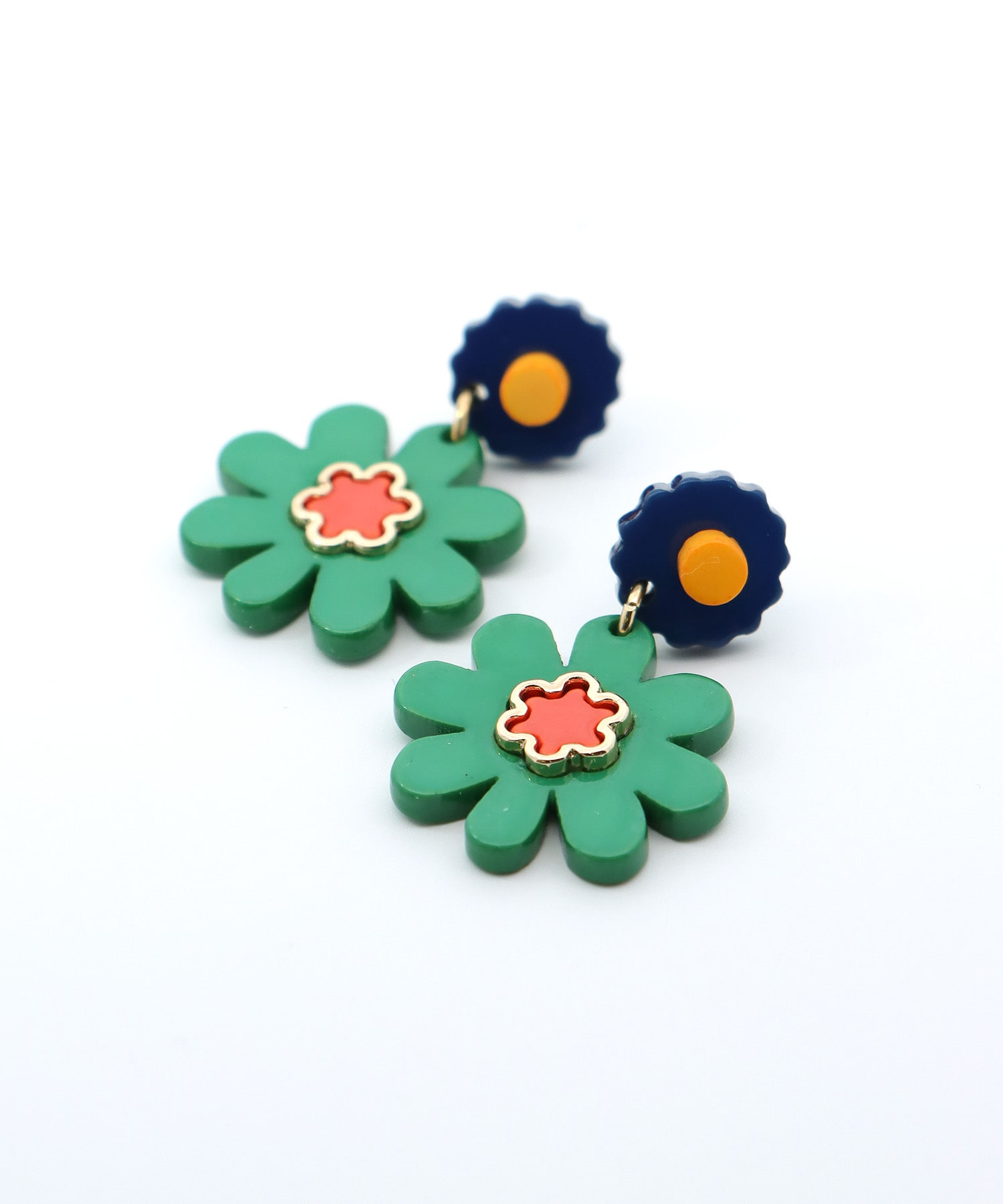 レゴフラワーピアス