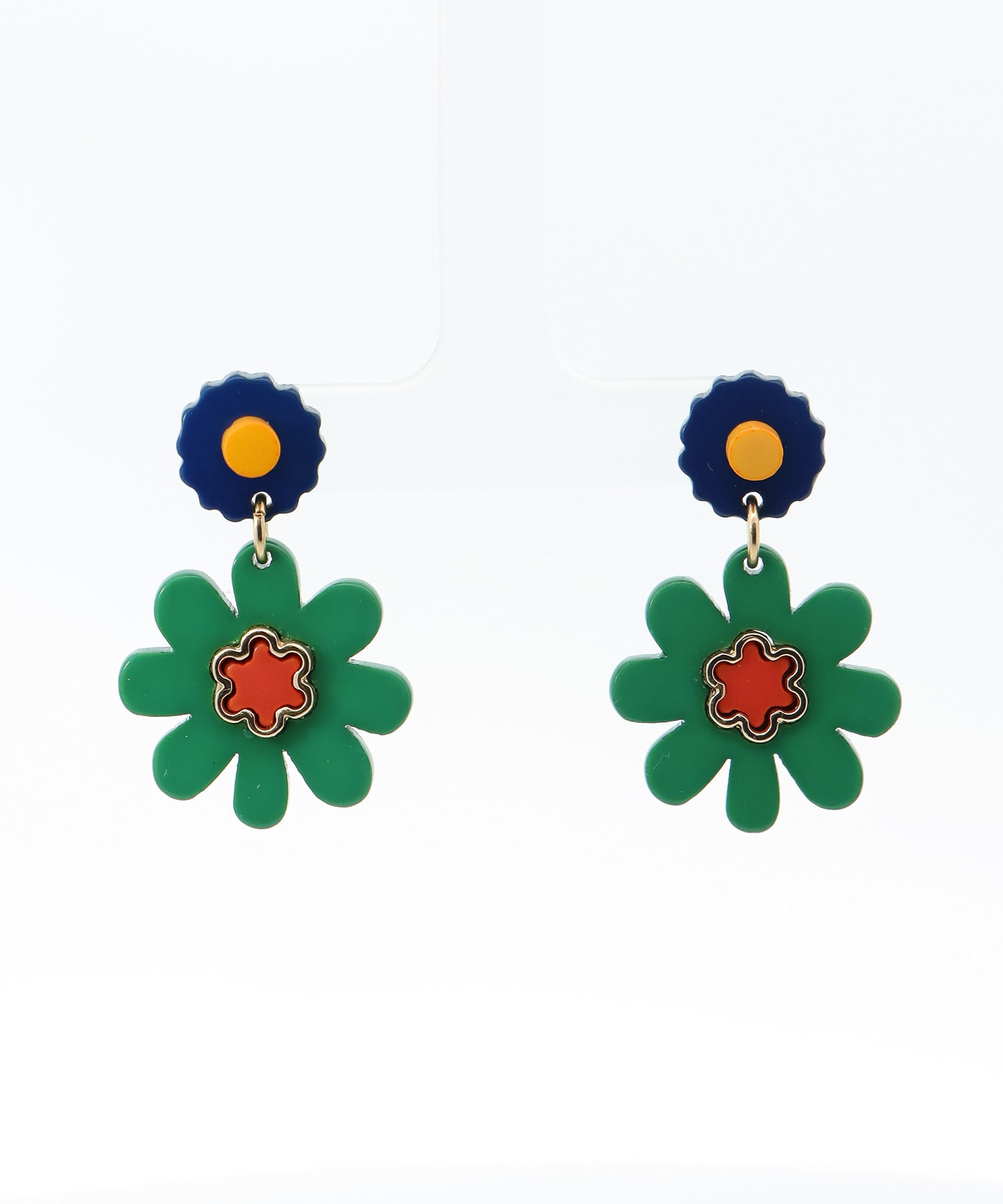 レゴフラワーピアス