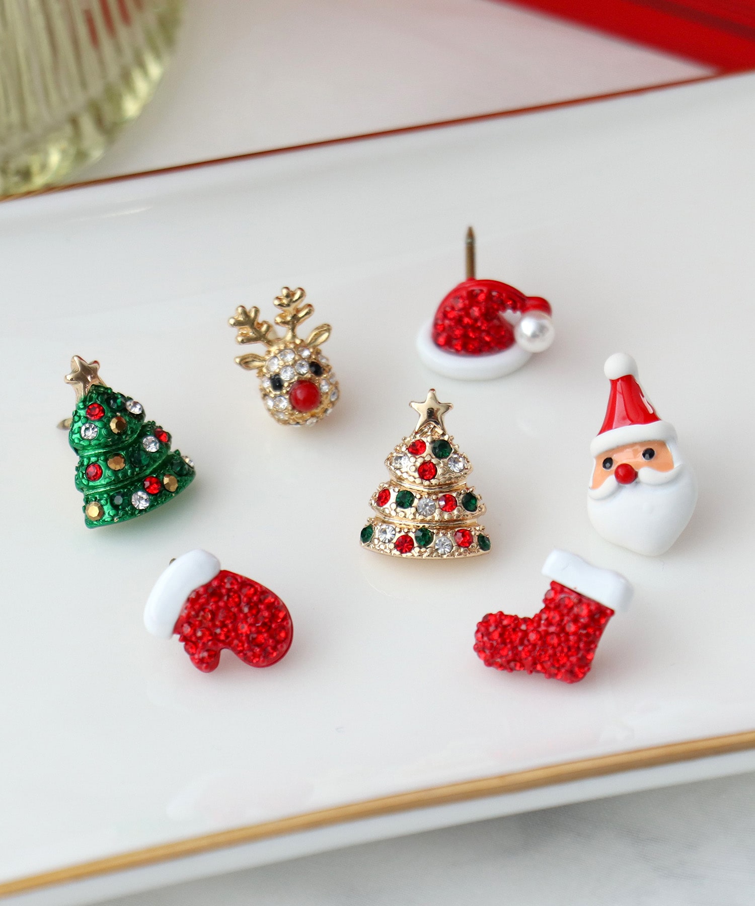 クリスマスツリータックピン