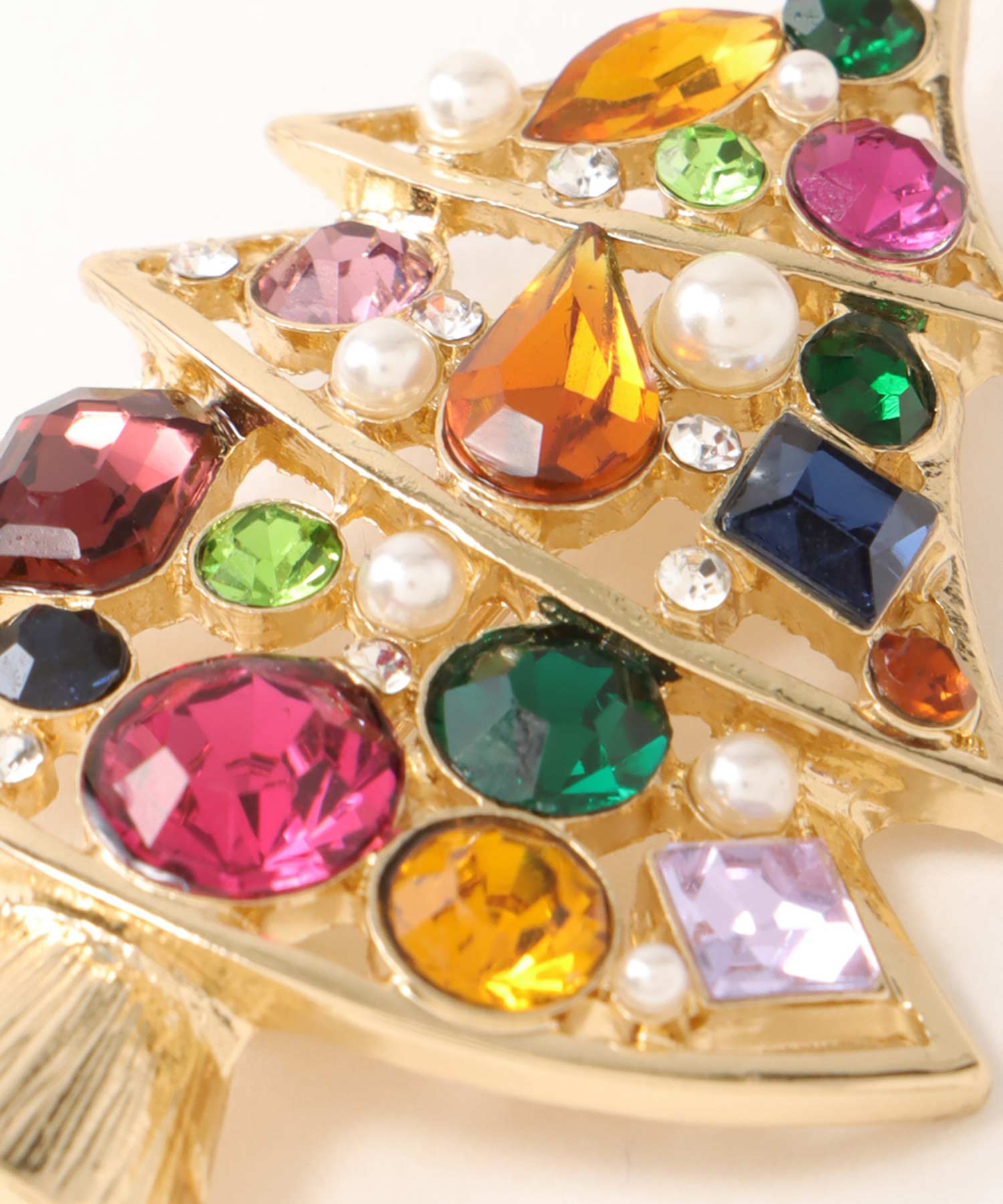 マルチビジュクリスマスツリーブローチ