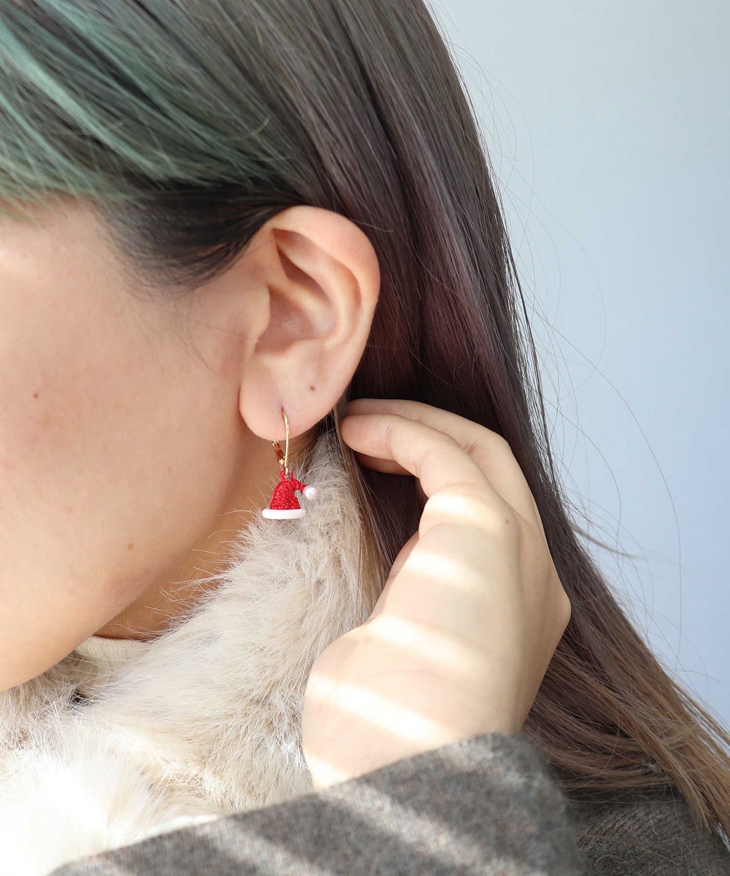 ボウシ×グローブピアス