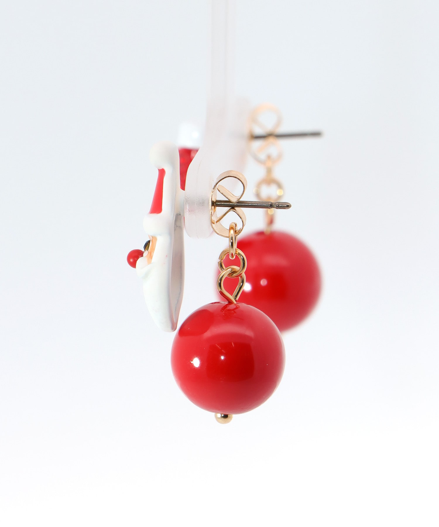 サンタ×ブーツピアス