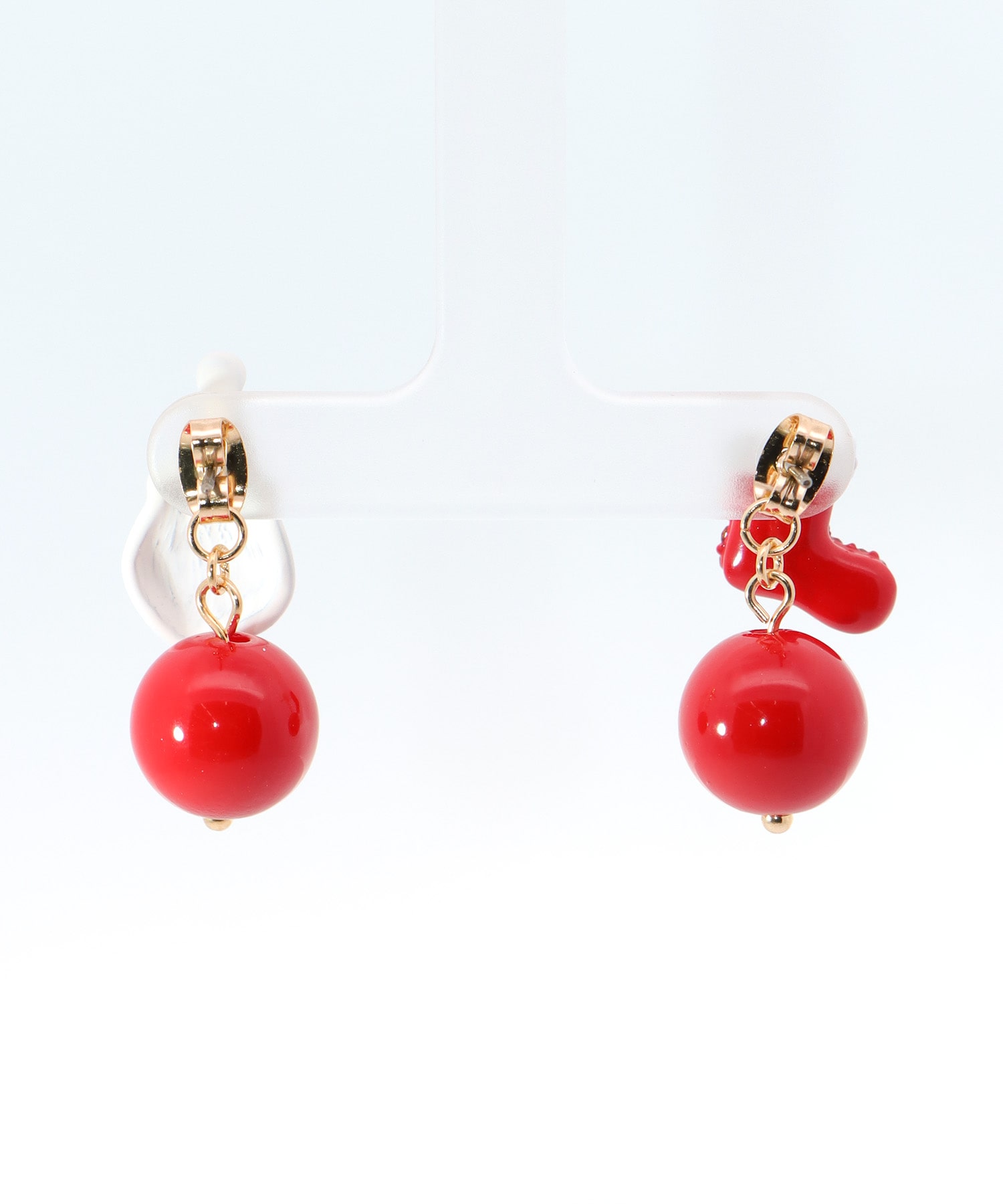 サンタ×ブーツピアス