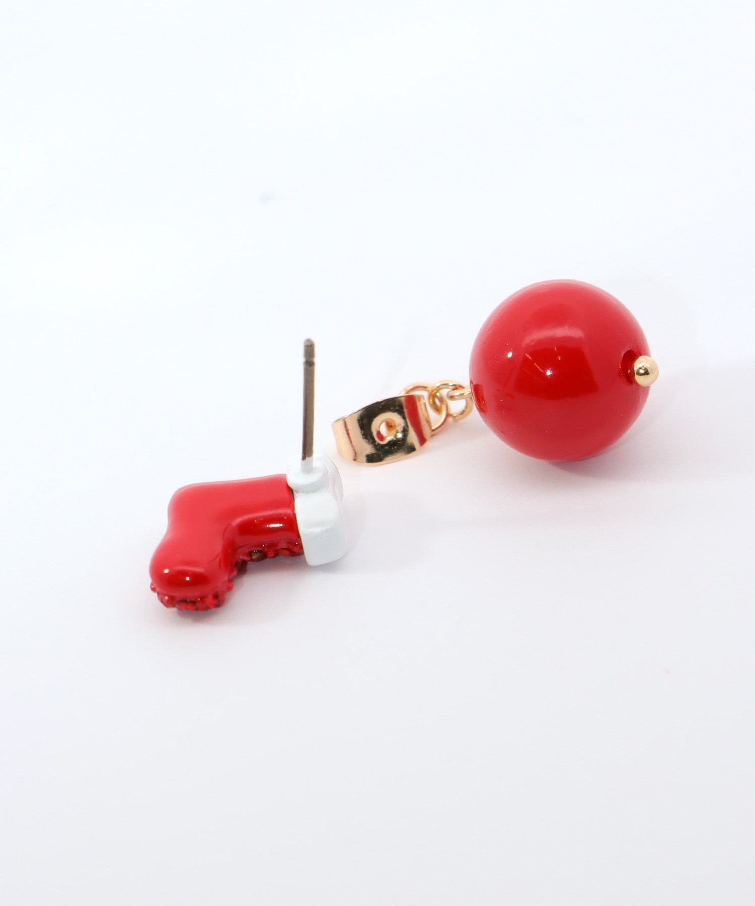 サンタ×ブーツピアス