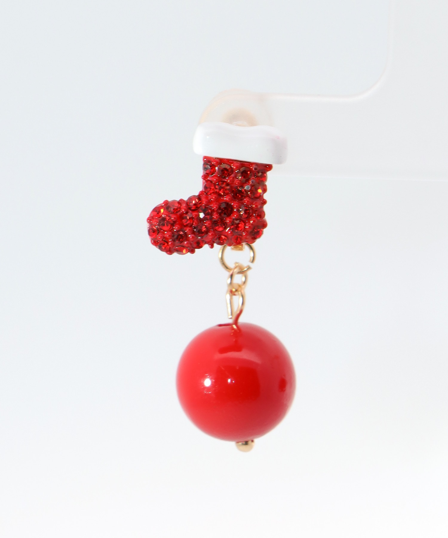 サンタ×ブーツイヤリング