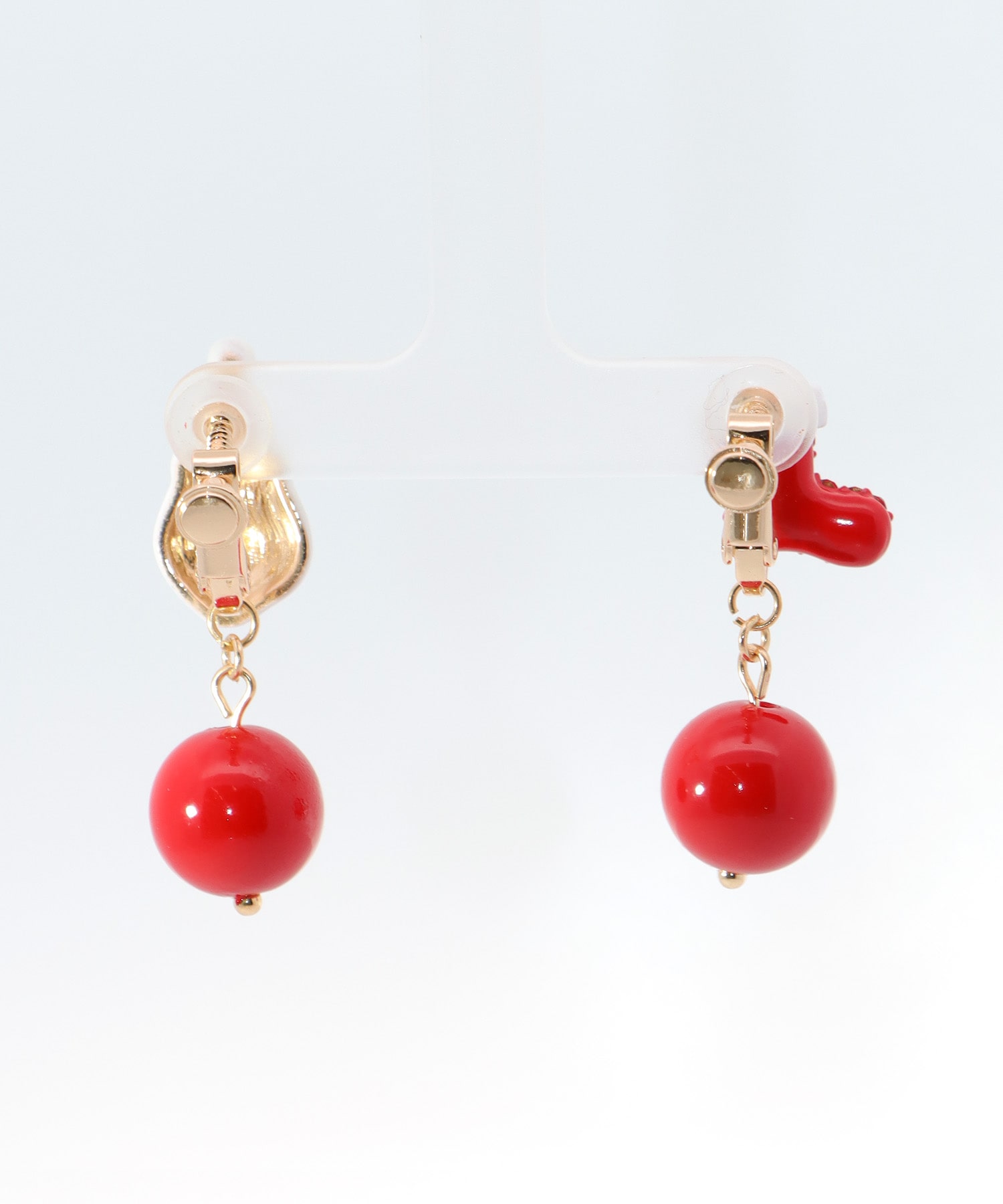 サンタ×ブーツイヤリング