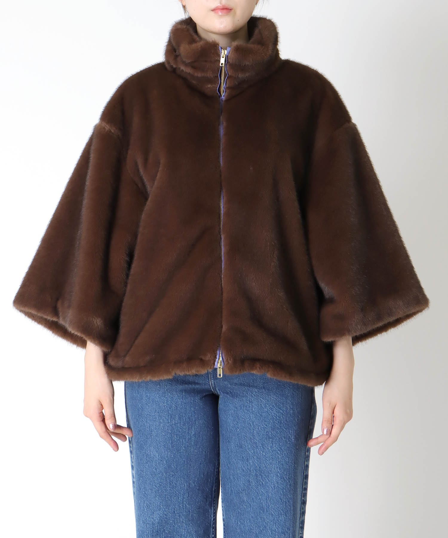 エコミンクファーブルゾン | AND ON JIONE STORE（アンドオン