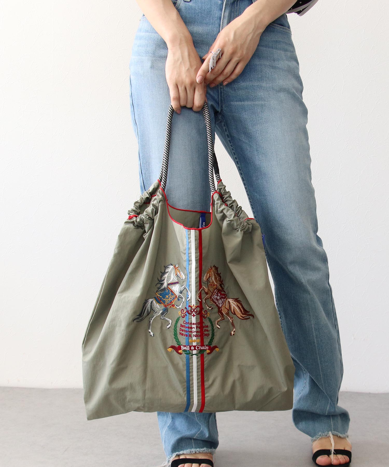 ＜一部店舗・WEB限定＞【Ball&Chain】TWIN HORSE ＜L＞